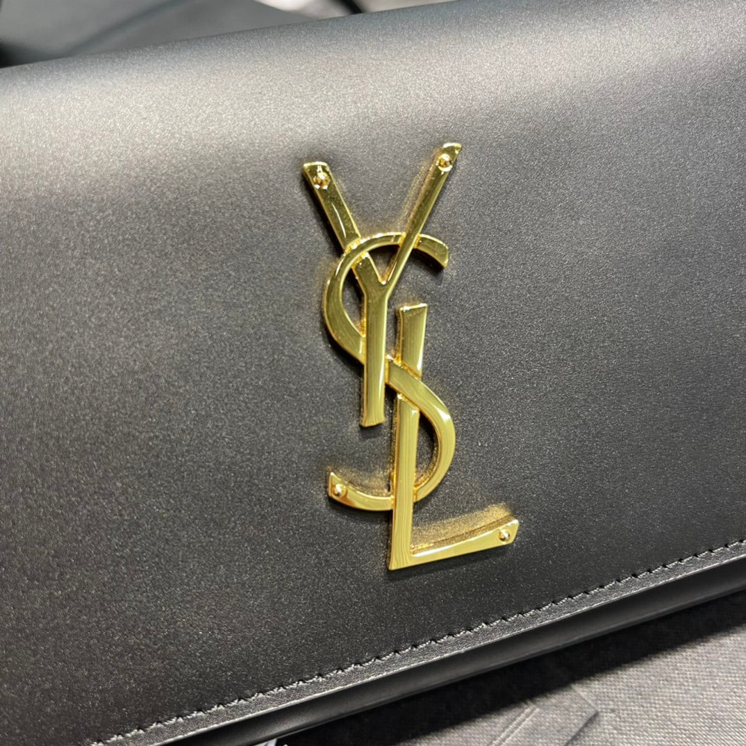[TOP] Yves Saint Laurent YSL Kate Belt Bag - Black