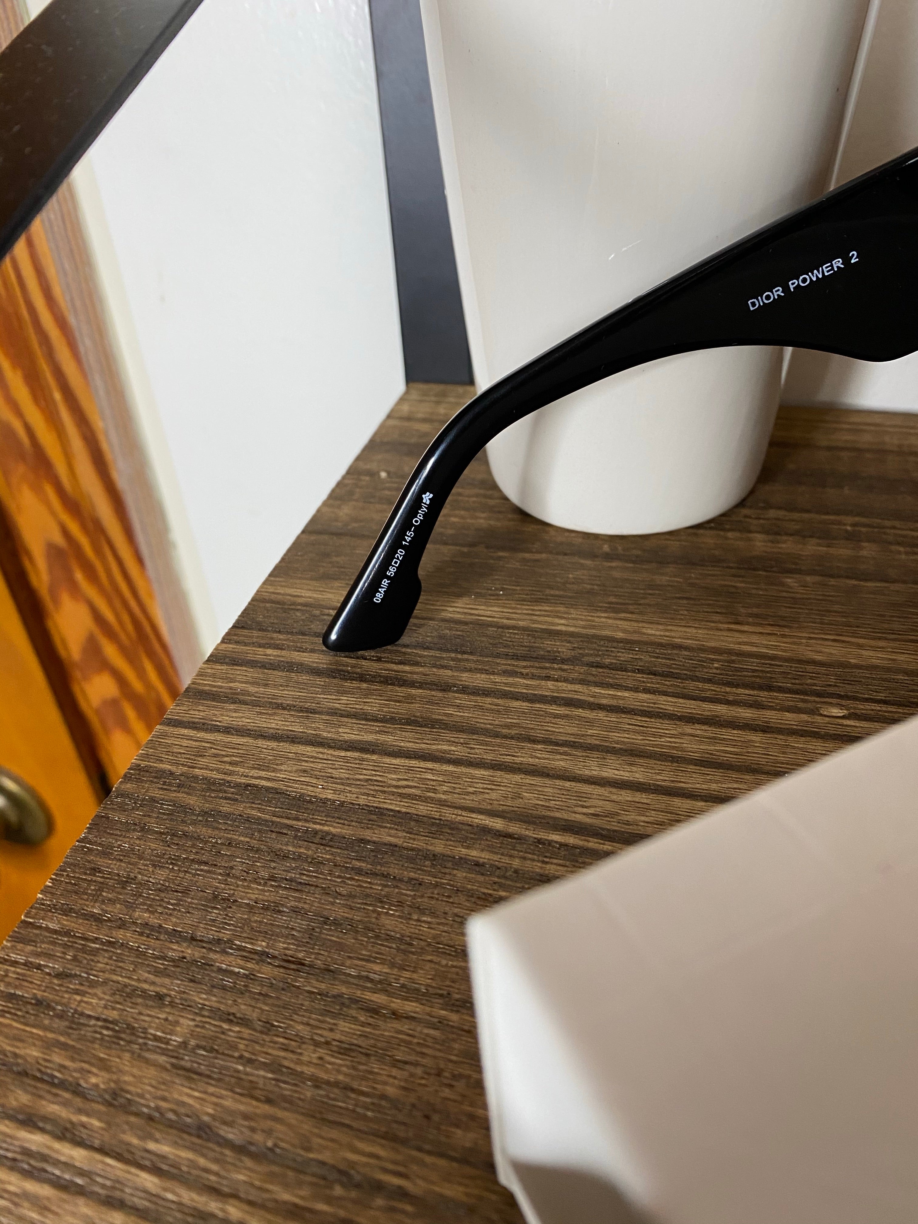 [TOP] Christian Dior CD Solight Square Sunglasses  - BLACK