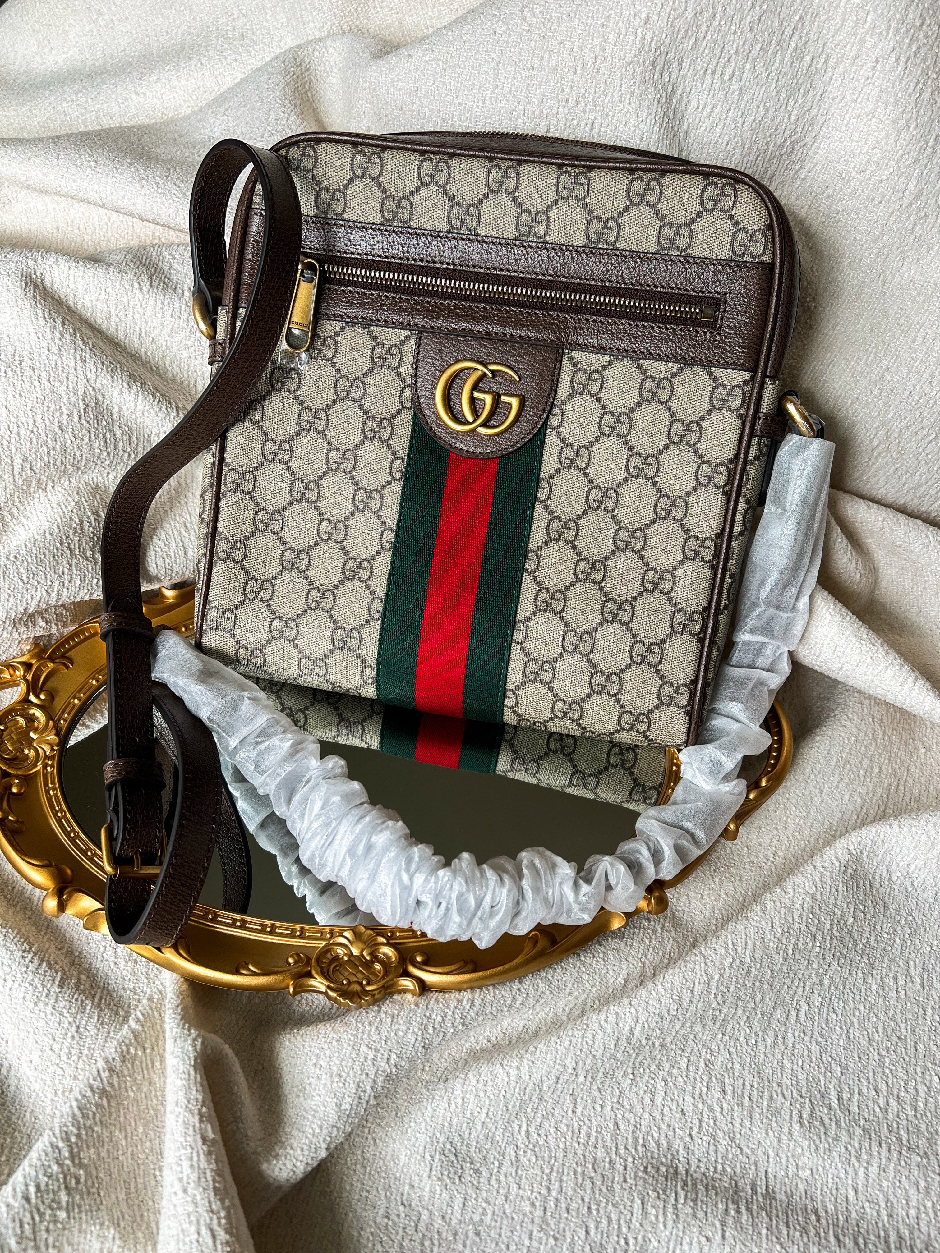 [TOP] GUCCI Ophidia Vertical Messenger Bag