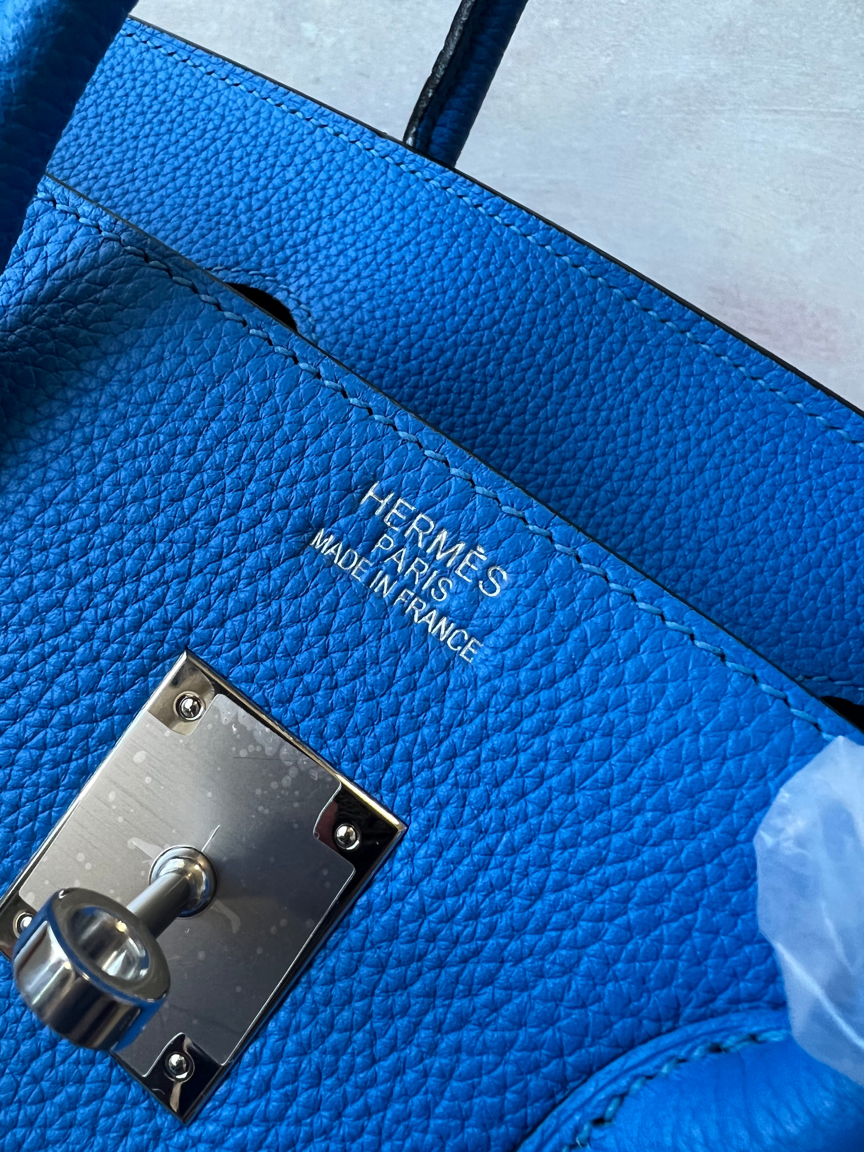 [TOP] HERMES Birkin w PHW 35cm - Royal Blue