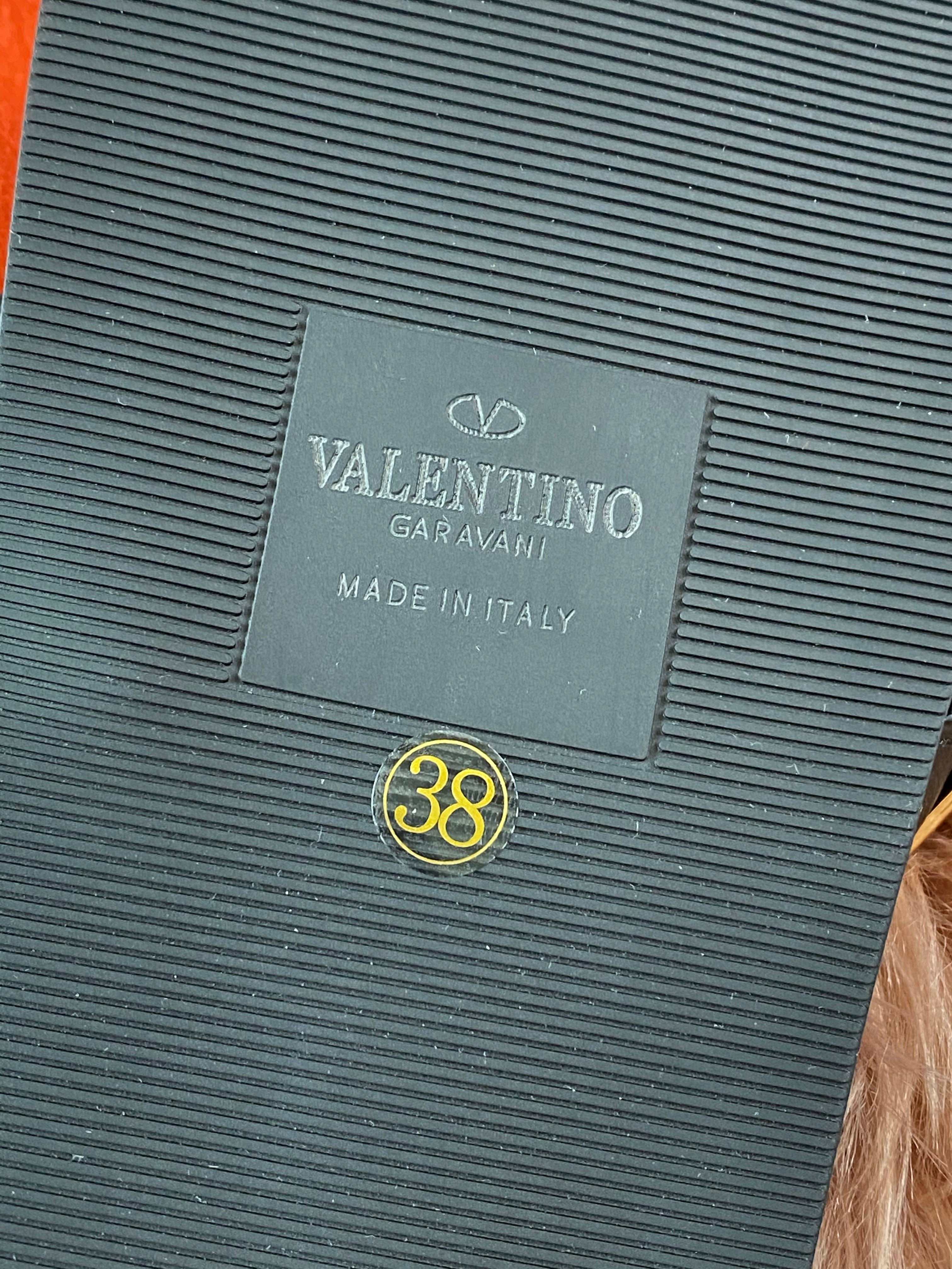 [TOP] VALENTINO 2 Band Rock Studs Slides - Black