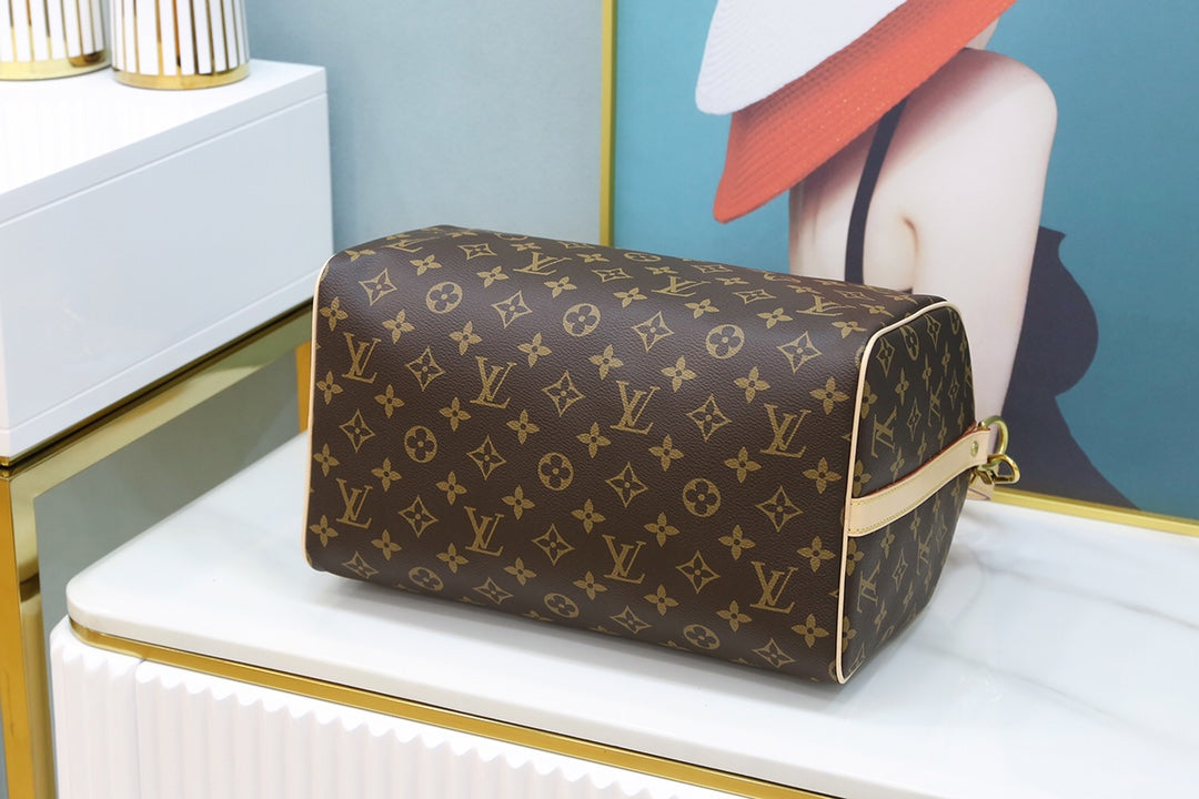 [TOP] Louis Vuitton LV  Speedy 30 Bag 30x21x17cm-Brown