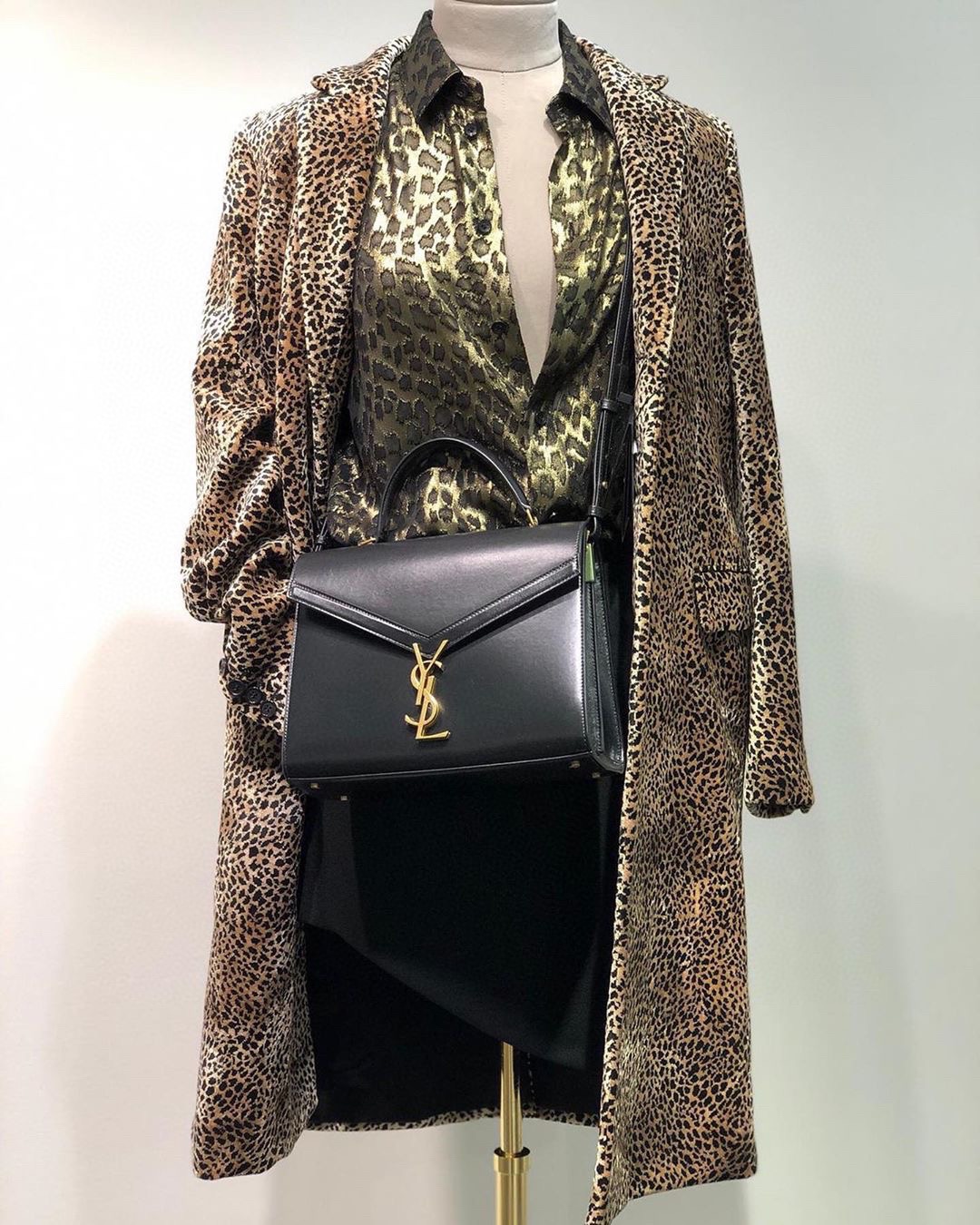 [TOP] Yves Saint Laurent YSL Cassandra Cowhide Bag - GHW - 3 Color