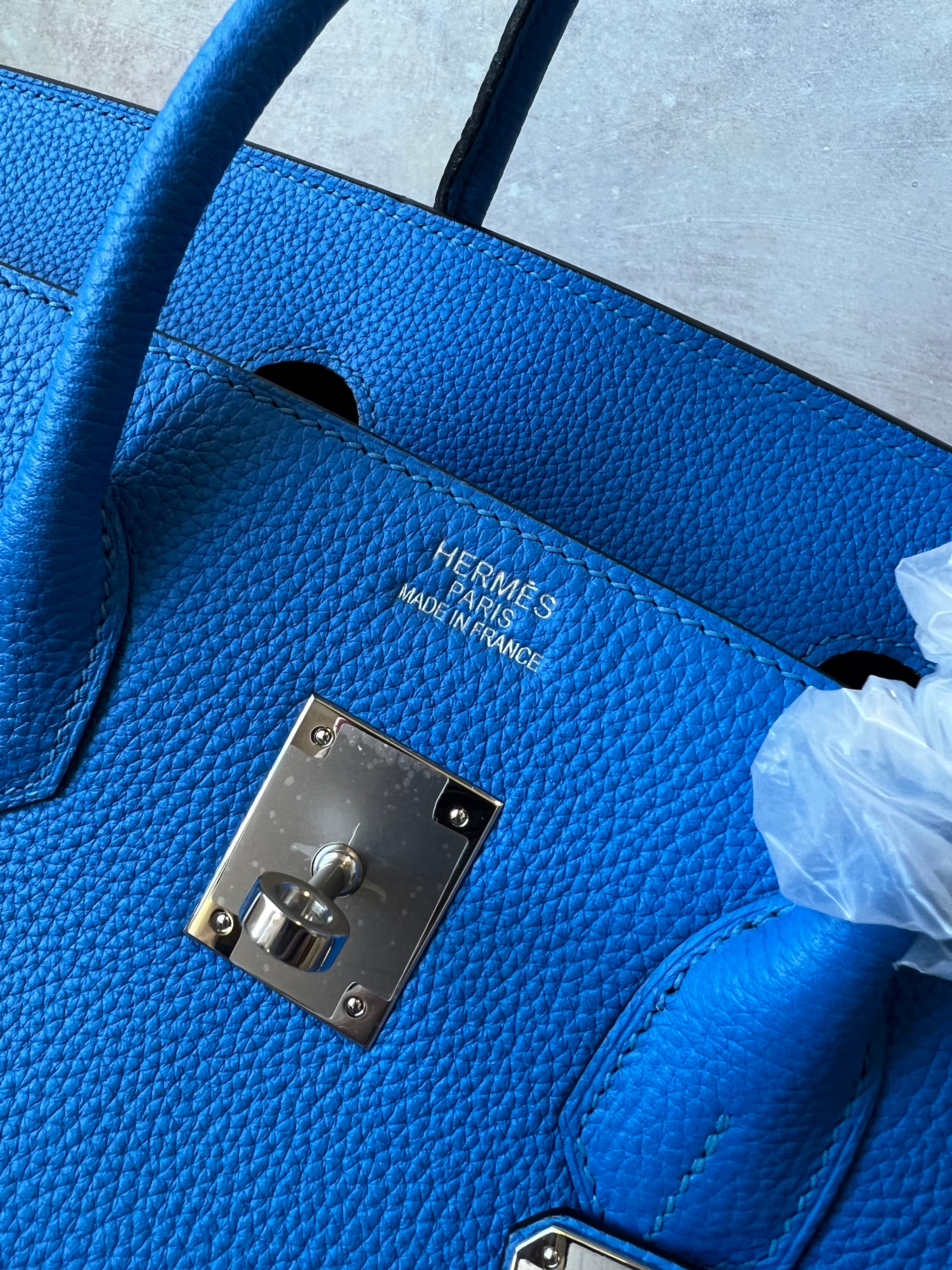 [TOP] HERMES Birkin w PHW 35cm - Royal Blue