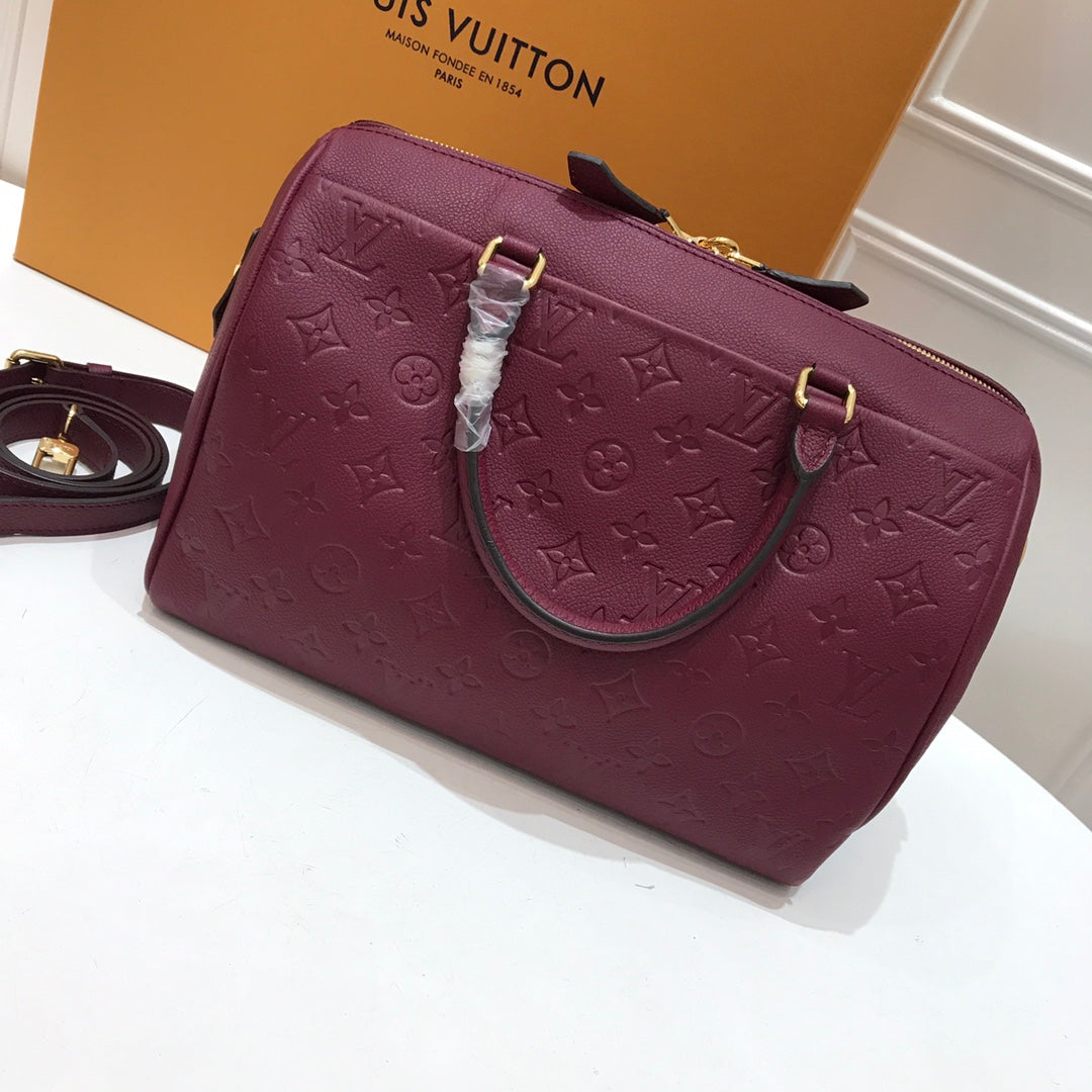 [TOP] Louis Vuitton LV Speedy 30 Bag 30x21x17cm  - 3 Colors