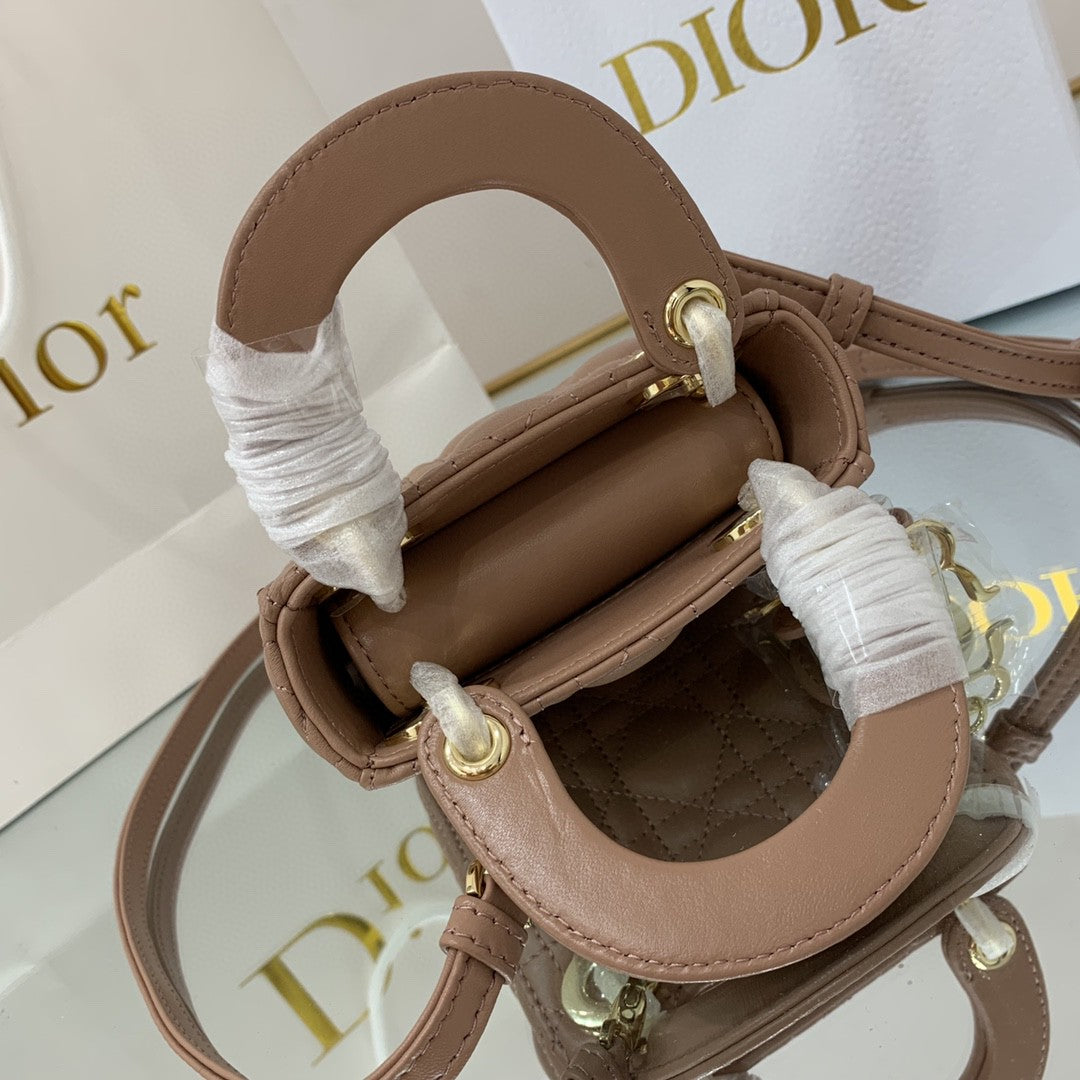[TOP] Christian Dior Micro Lady Christian Dior Bag Cannage - Rose Des Vent