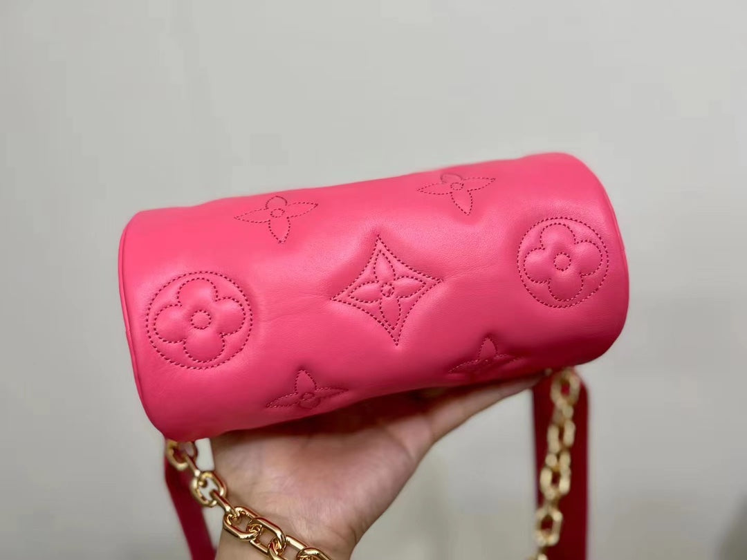 [TOP] Louis Vuitton LV Papillon BB 20x10x10 CM- Pink