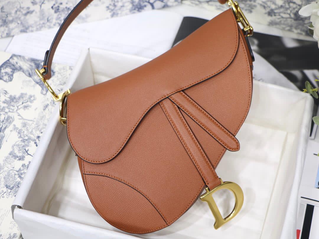 [TOP] Christian Dior Saddle Bag Medium - Brown