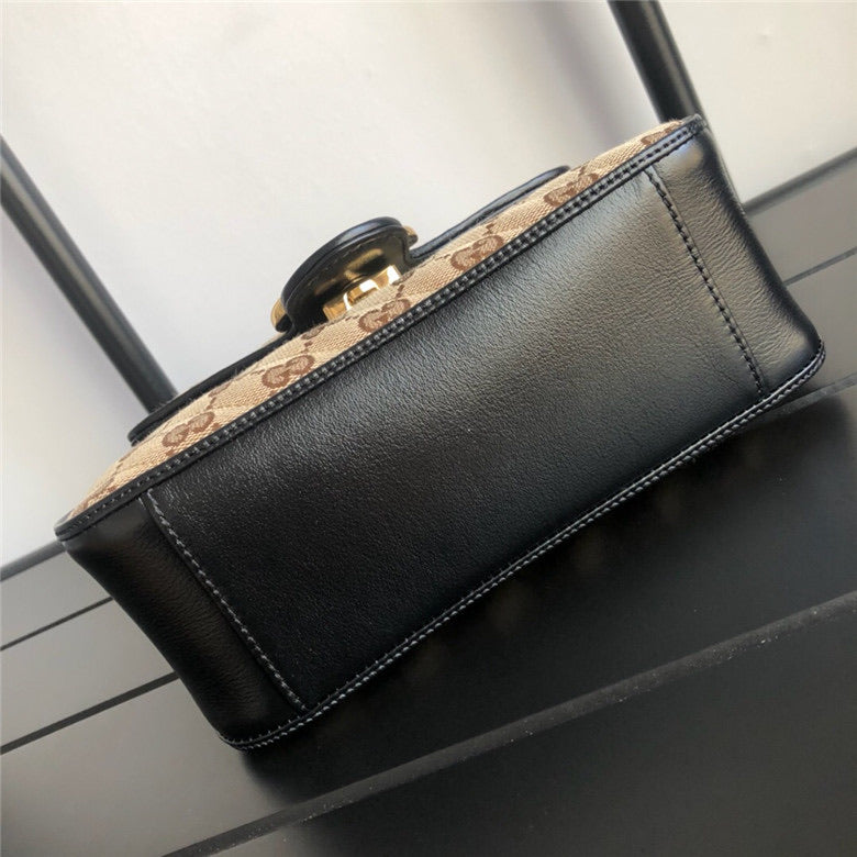 [TOP] GUCCI GG Marmont Bag Top Handle Small - Canvas