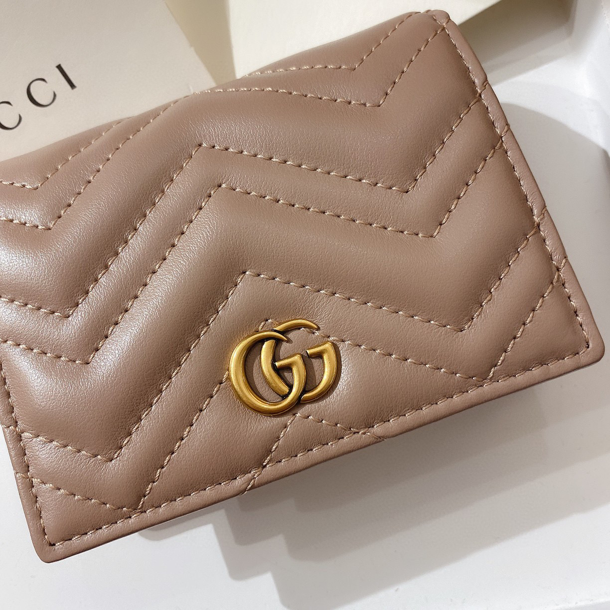 [TOP] GUCCI GG Marmont Card Case - 4 Colours