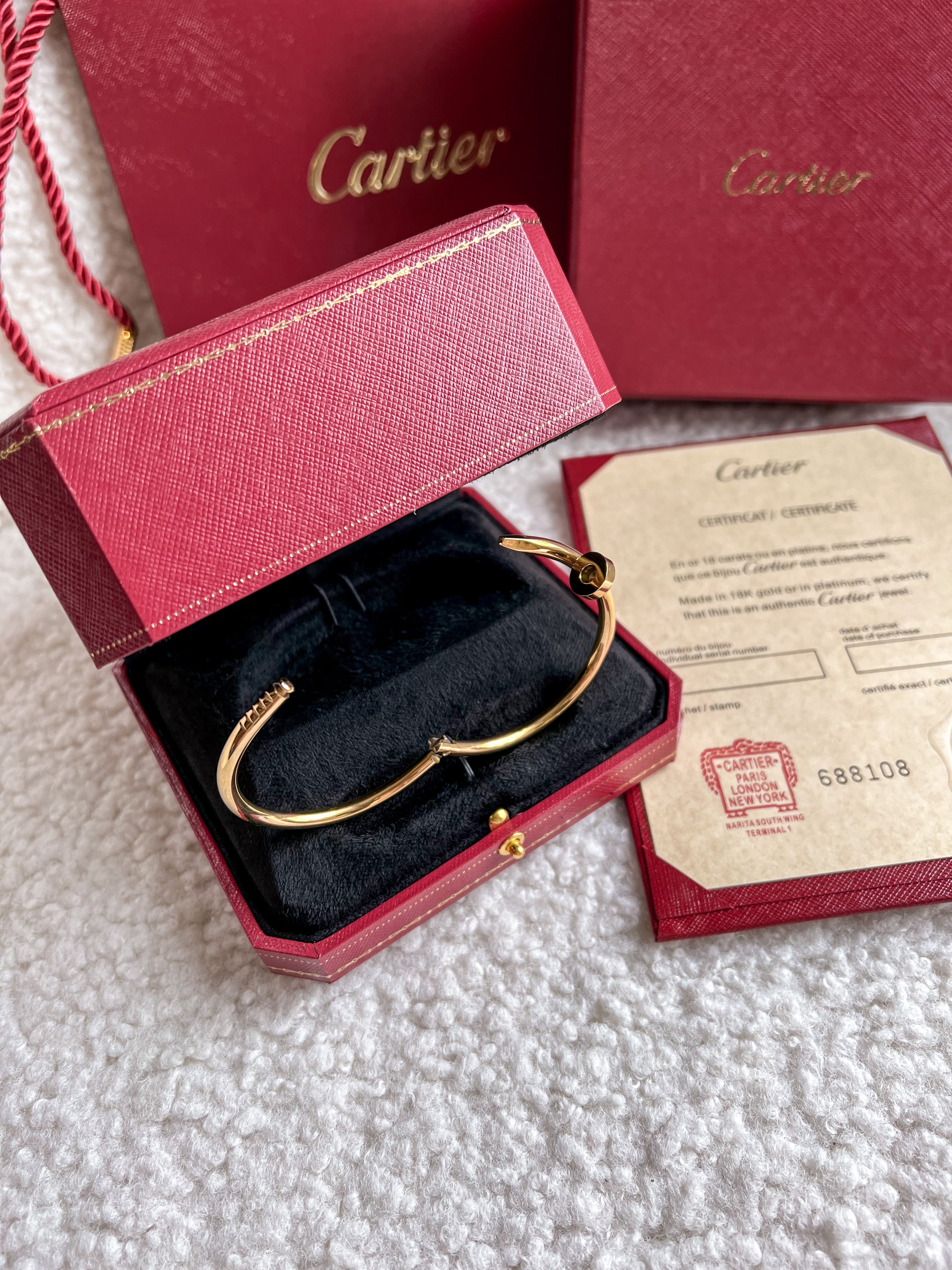 [TOP] Cartier Just Un Clou Bracelet - 3 Color
