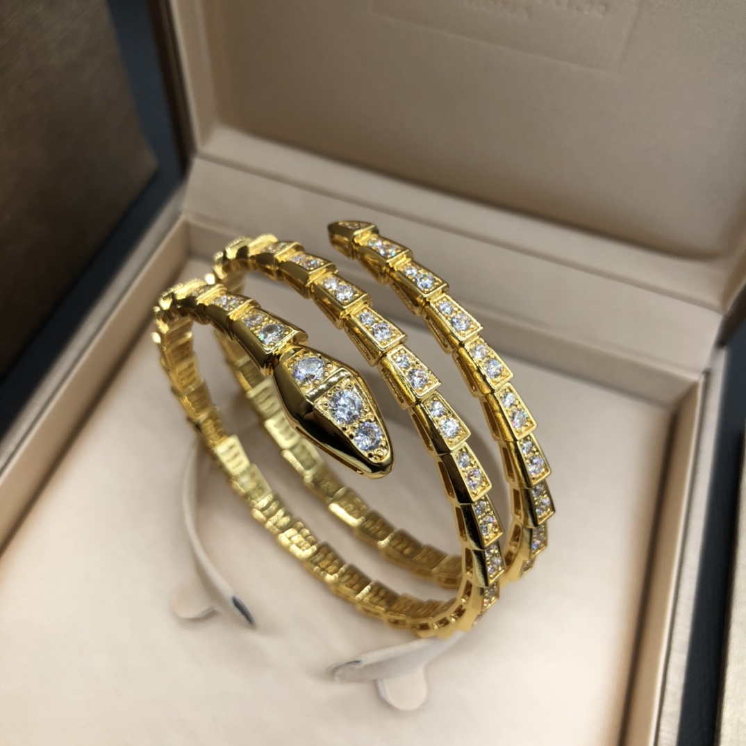 [TOP] BVLGARI Serpenti Viper Bracelet - 2 Color