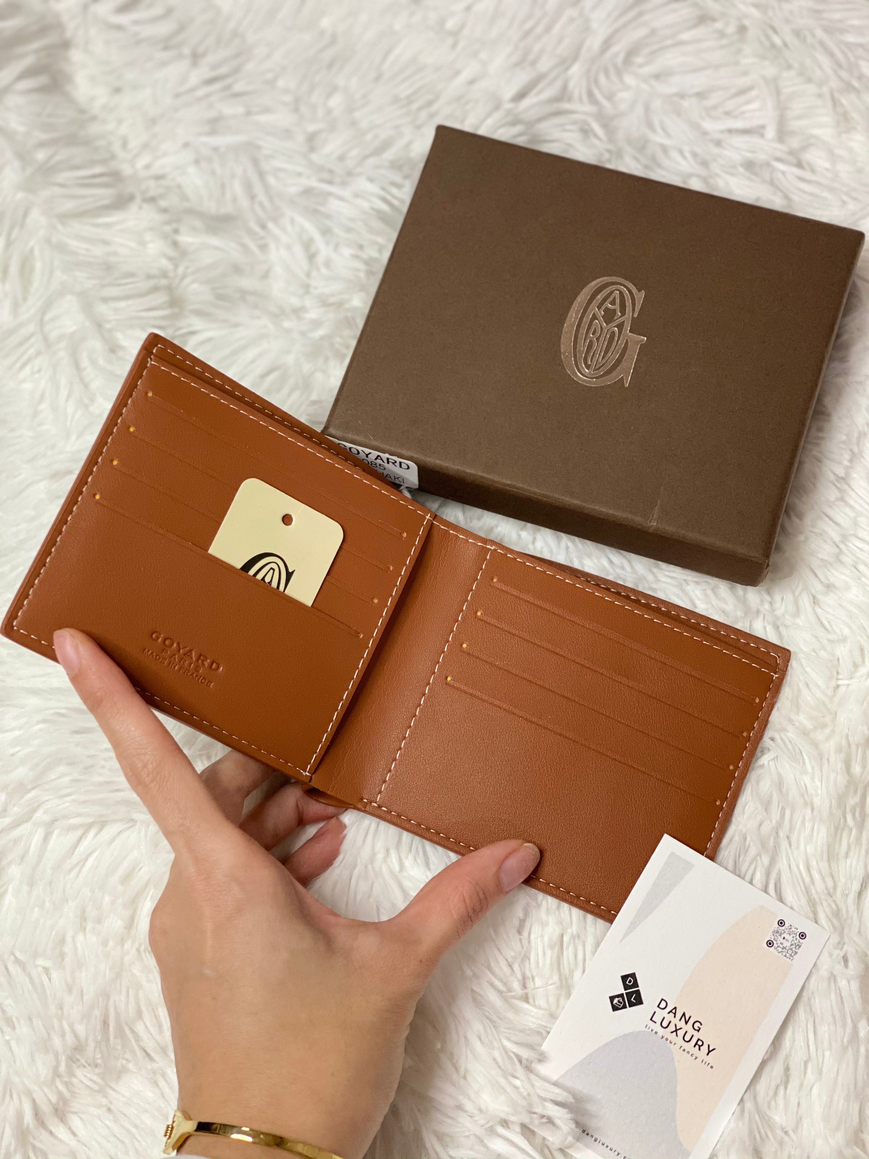 [TOP] Goyard Men Wallet - BROWN
