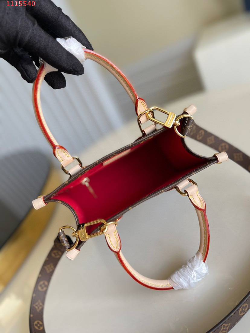 [TOP] LV Sac Plat Monogram Bag 20/21/10cm-Brown