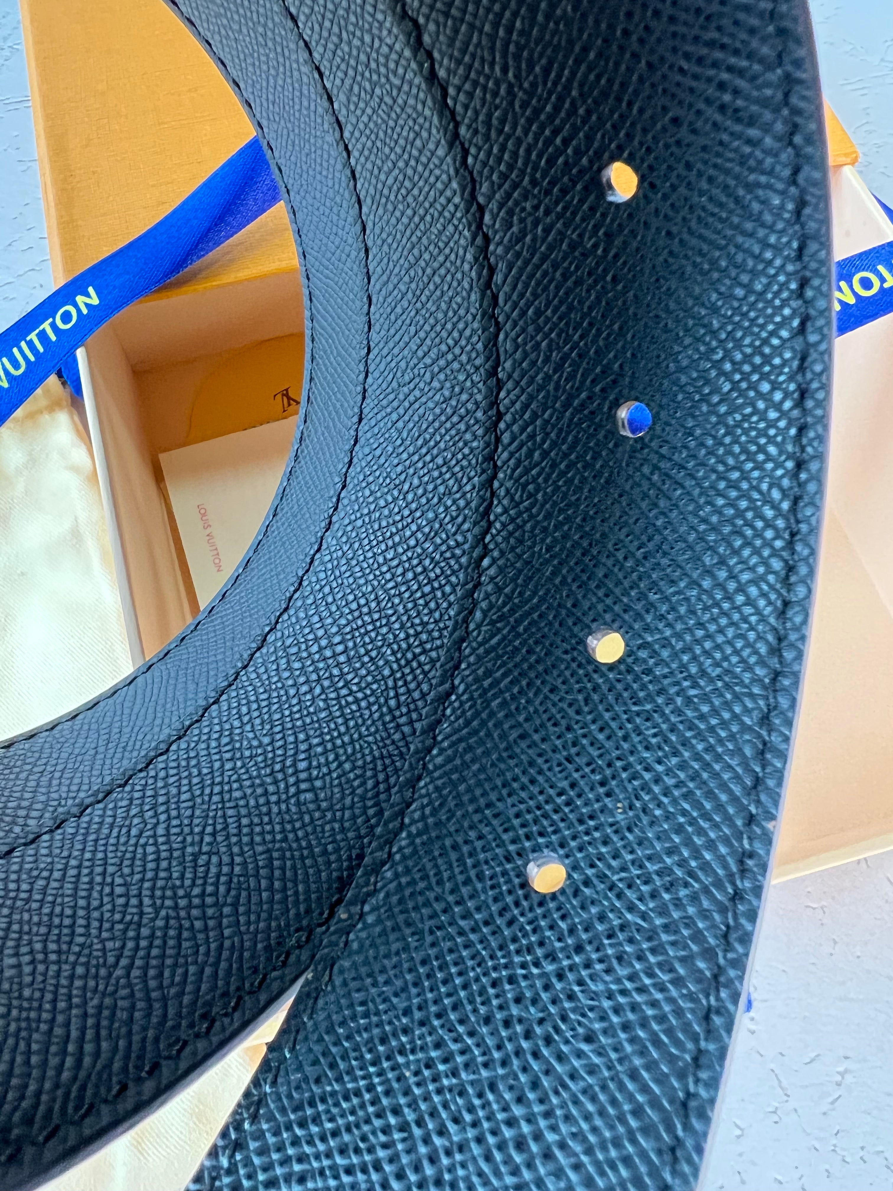 [TOP] Louis Vuitton LV Epi Leather Reversible Belts Structure Face - Brown