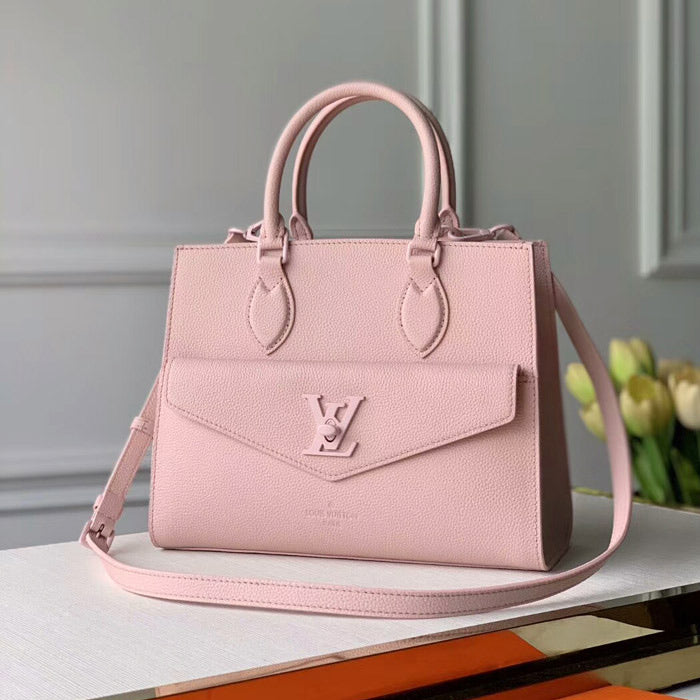 [TOP] Louis Vuitton LV  Lock Me Tote PM 27.5cm*22cm*12cm - PINK