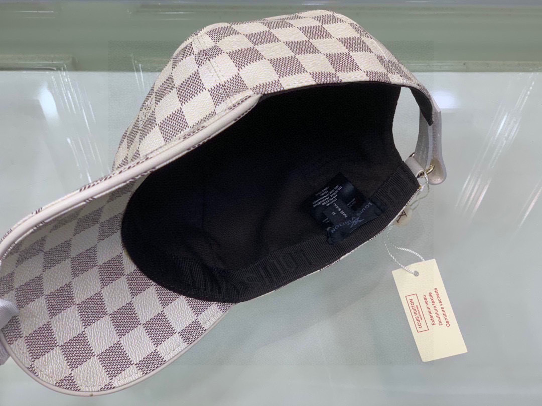[TOP] Louis Vuitton LV Baseball Hat Canvas - Damier Azur