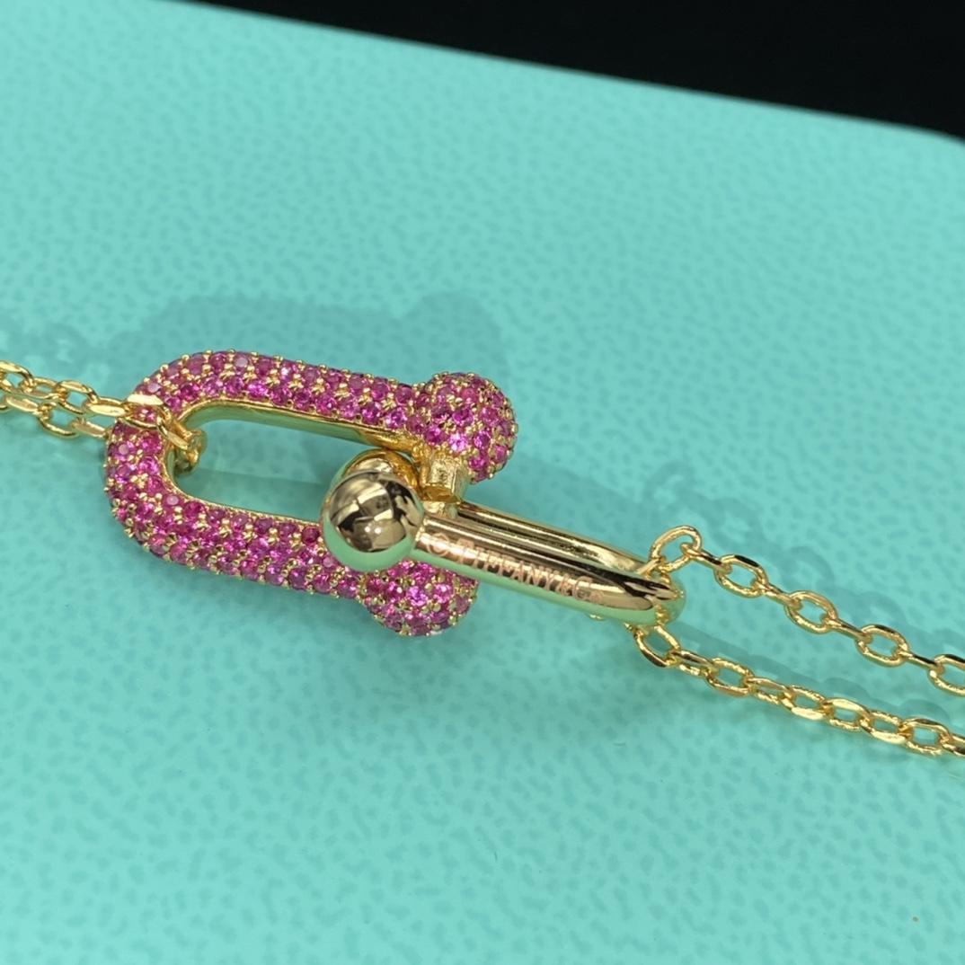 [TOP] Tiffany & Co. Lock Necklace