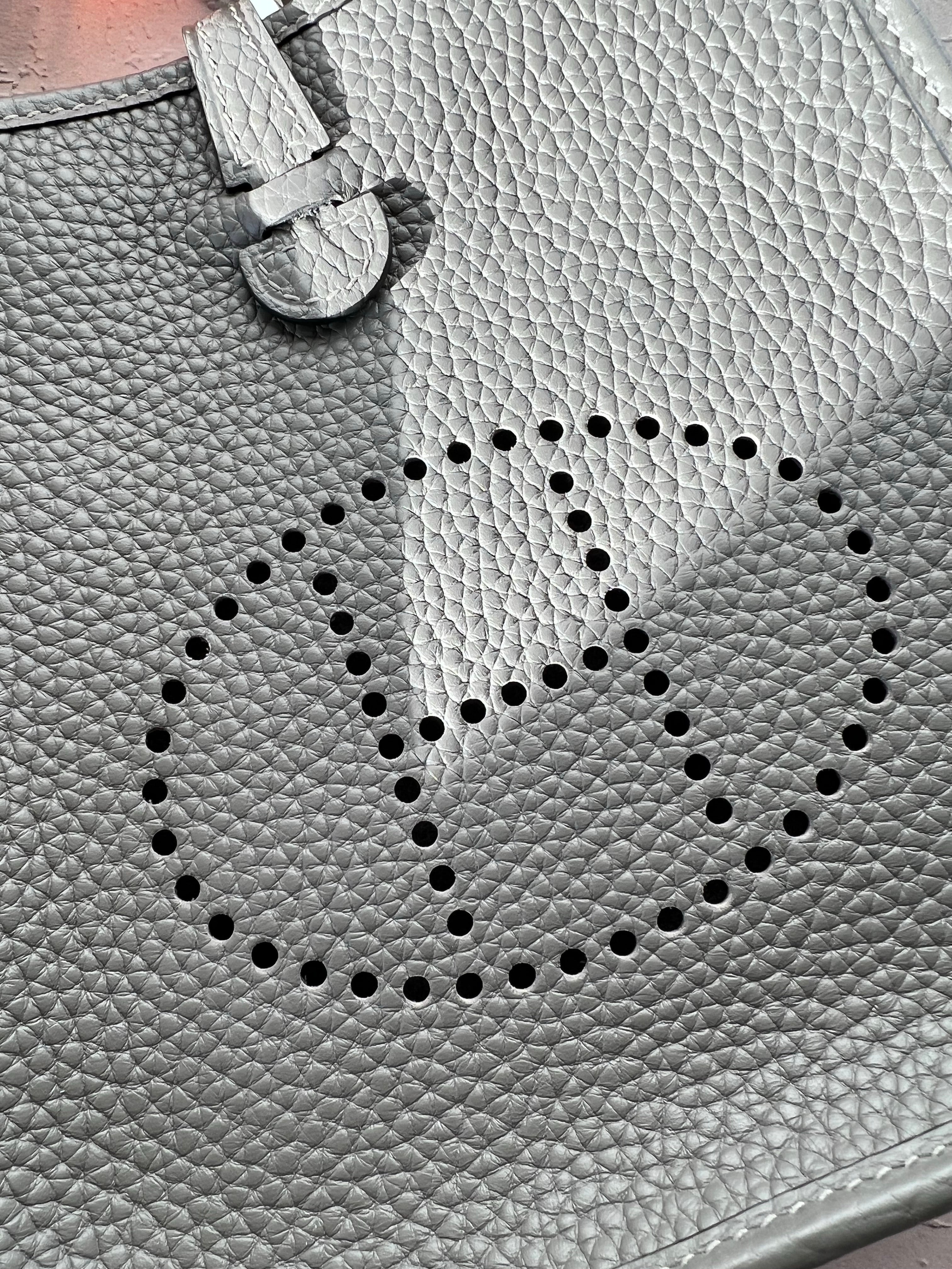 [TOP] HERMES Evelyn Bag 16cm - Grey