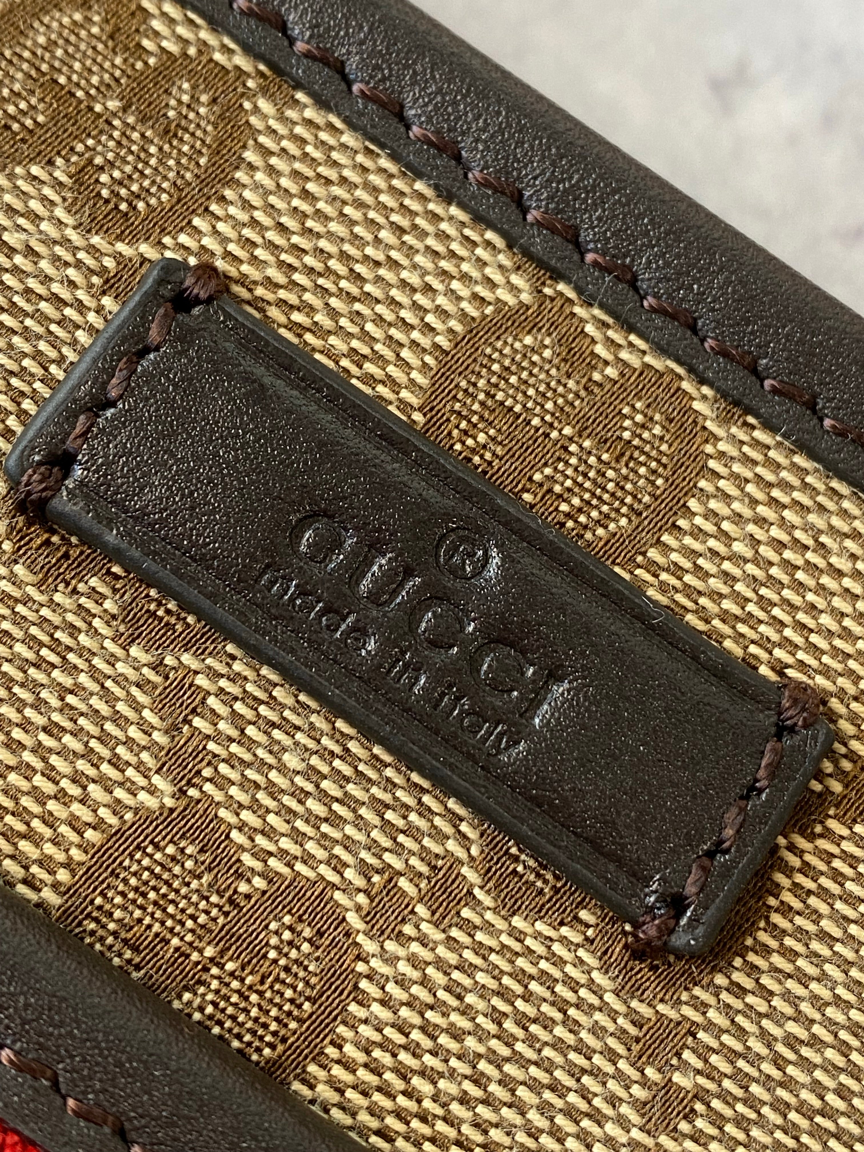 [TOP] GUCCI Canvas Web Messenger Bag