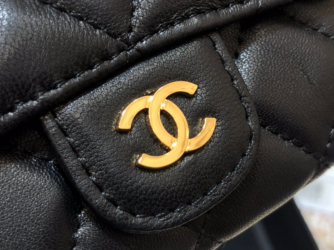 [TOP]CHANEL Classic Flap Cardholder Black 11x7cm - 4 Types