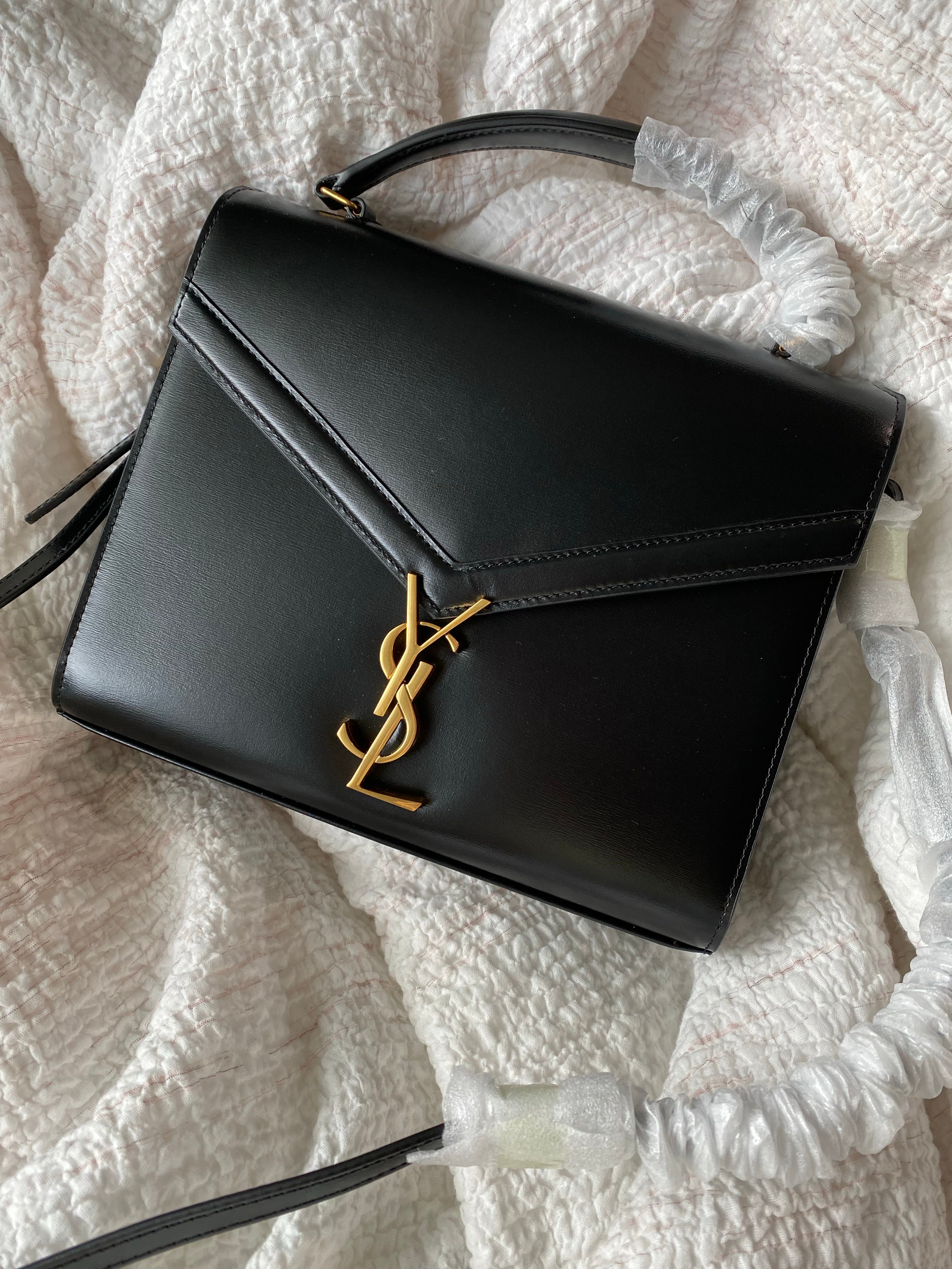 [TOP] Yves Saint Laurent YSL Cassandra Medium Bag - Black