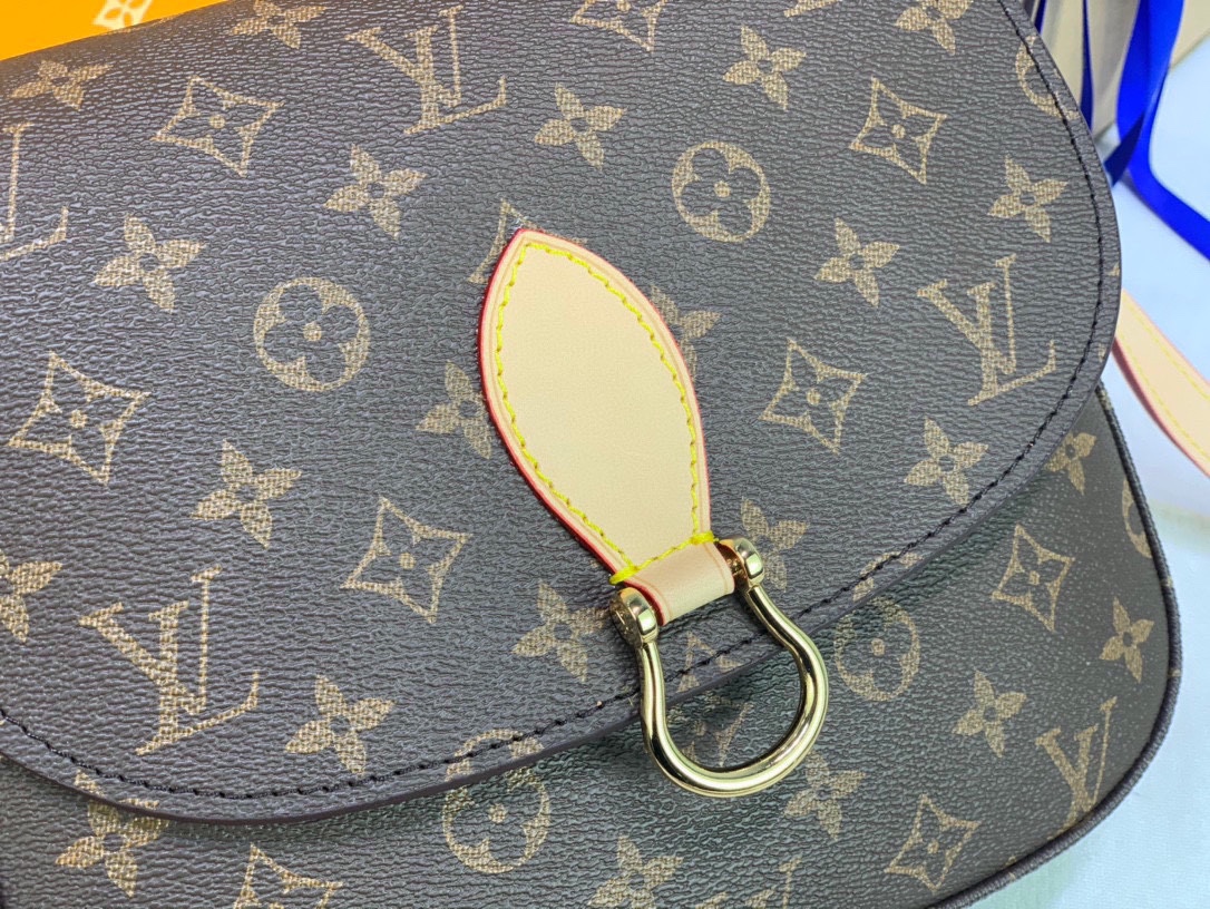[TOP] Louis Vuitton LV LVSaint Cloud Monogram canvas bag