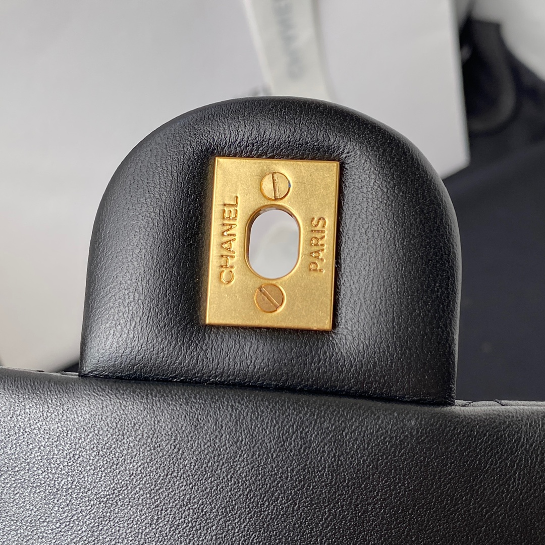 [TOP] CHANEL Mini Classic Flap Bag 17cm/20cm - GHW - Black