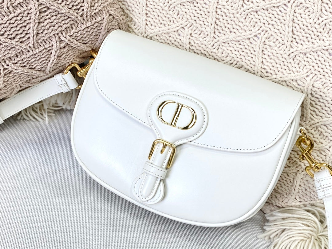 [TOP] Christian Dior Bobby Bag Small - White