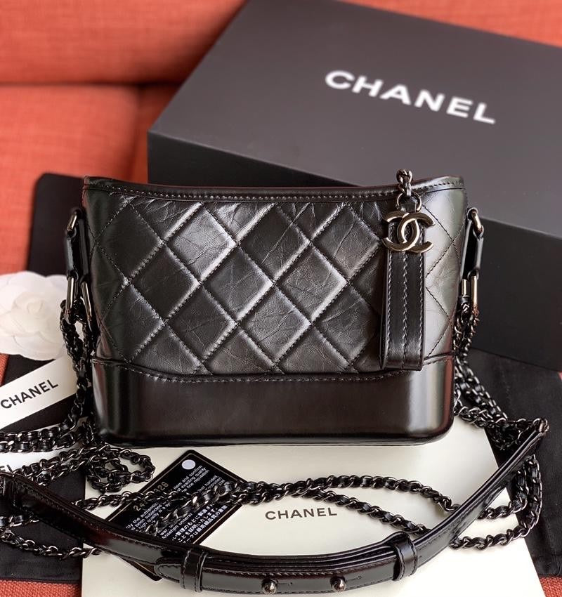 [TOP] CHANEL Gabbriel Bag Stray Samll 20CM - ALL BLACK