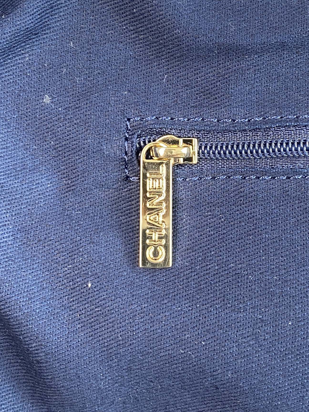 [TOP] CHANEL Deauville Tote - Blue