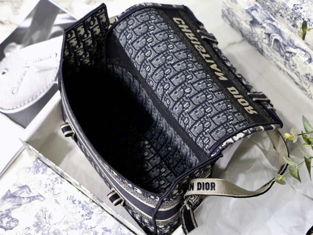 [TOP] Christian Dior Camp Oblique Bag Medium - Deep Blue