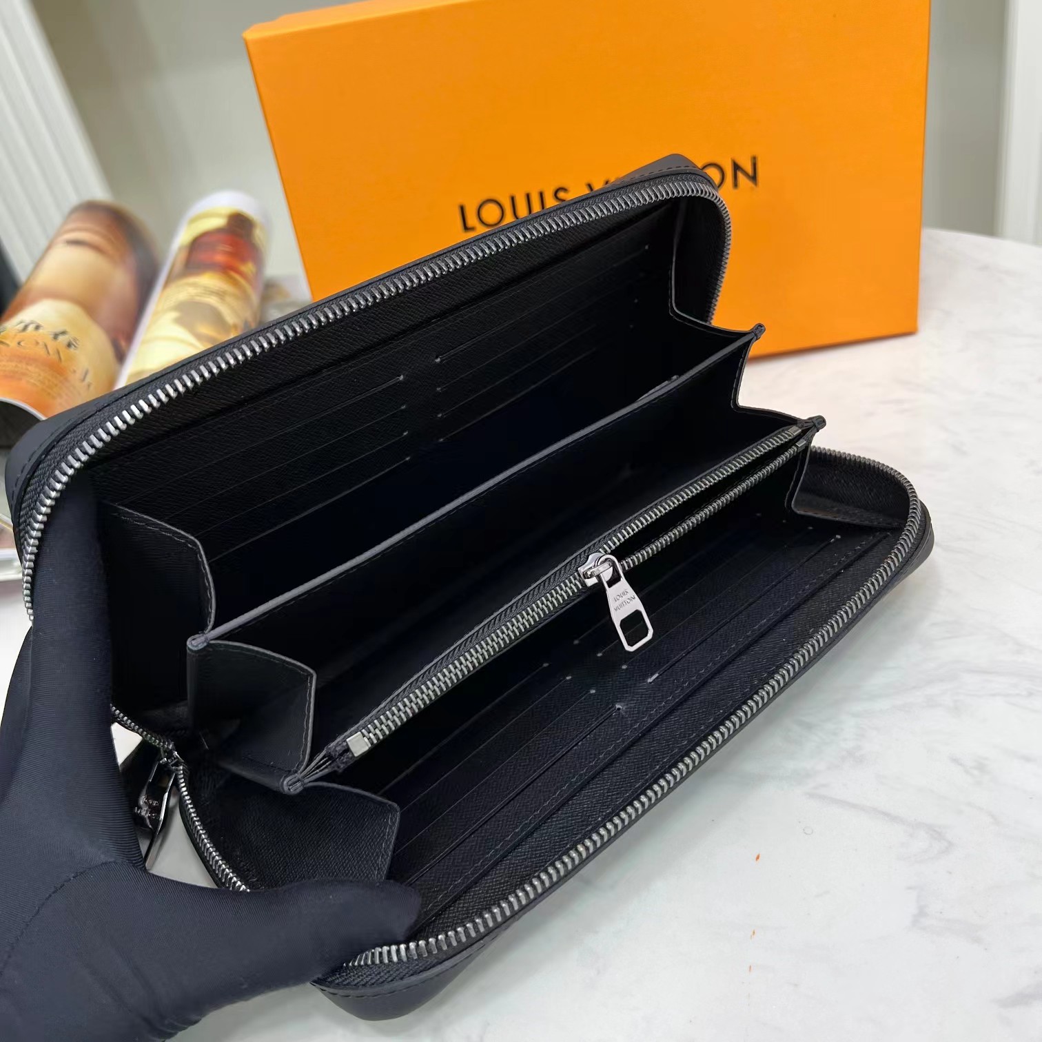 [TOP] Louis Vuitton LV Zippy XL Wallet 22X12X5CM