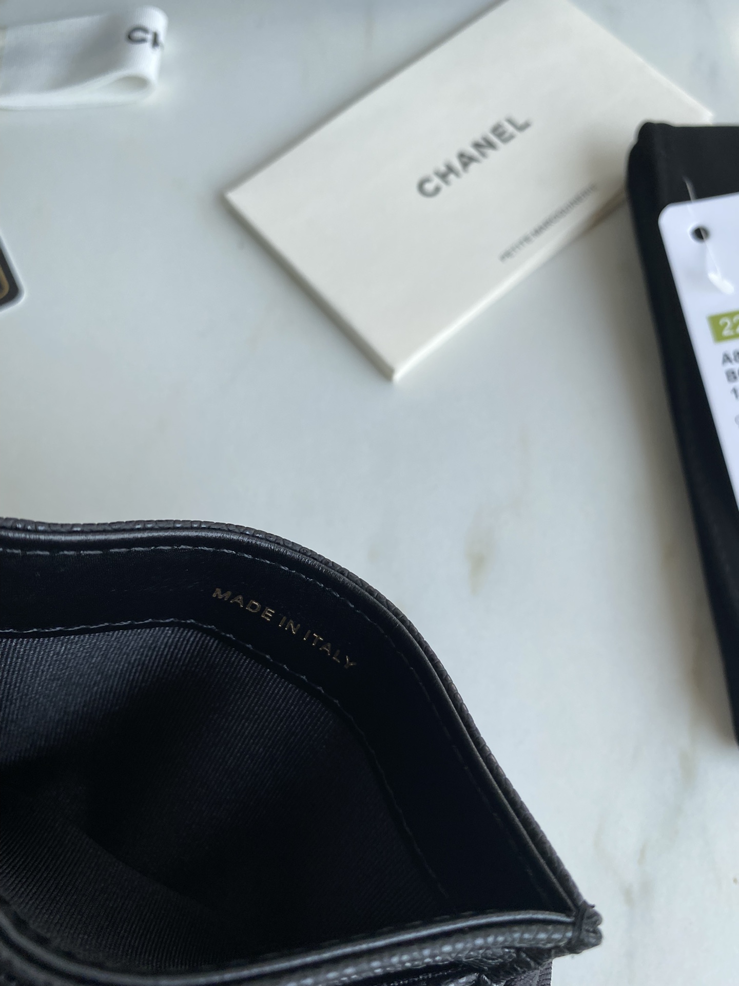 [TOP] CHANEL Leboy Cardholder - GHW&SHW - Black