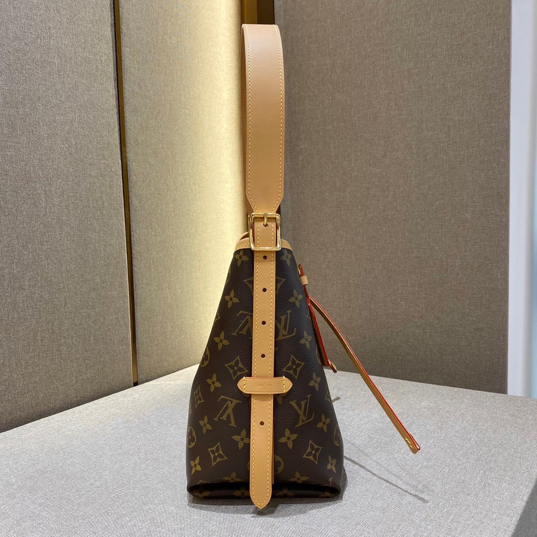 [TOP] Louis Vuitton LV Carryall Monogram Bag-2 sizes-Brown