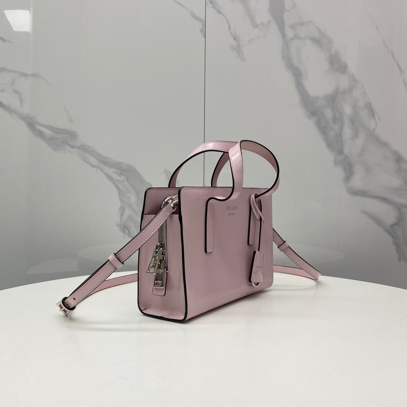[TOP] PRADA Re-Edition 1995 Leather Mini Bag - Pink