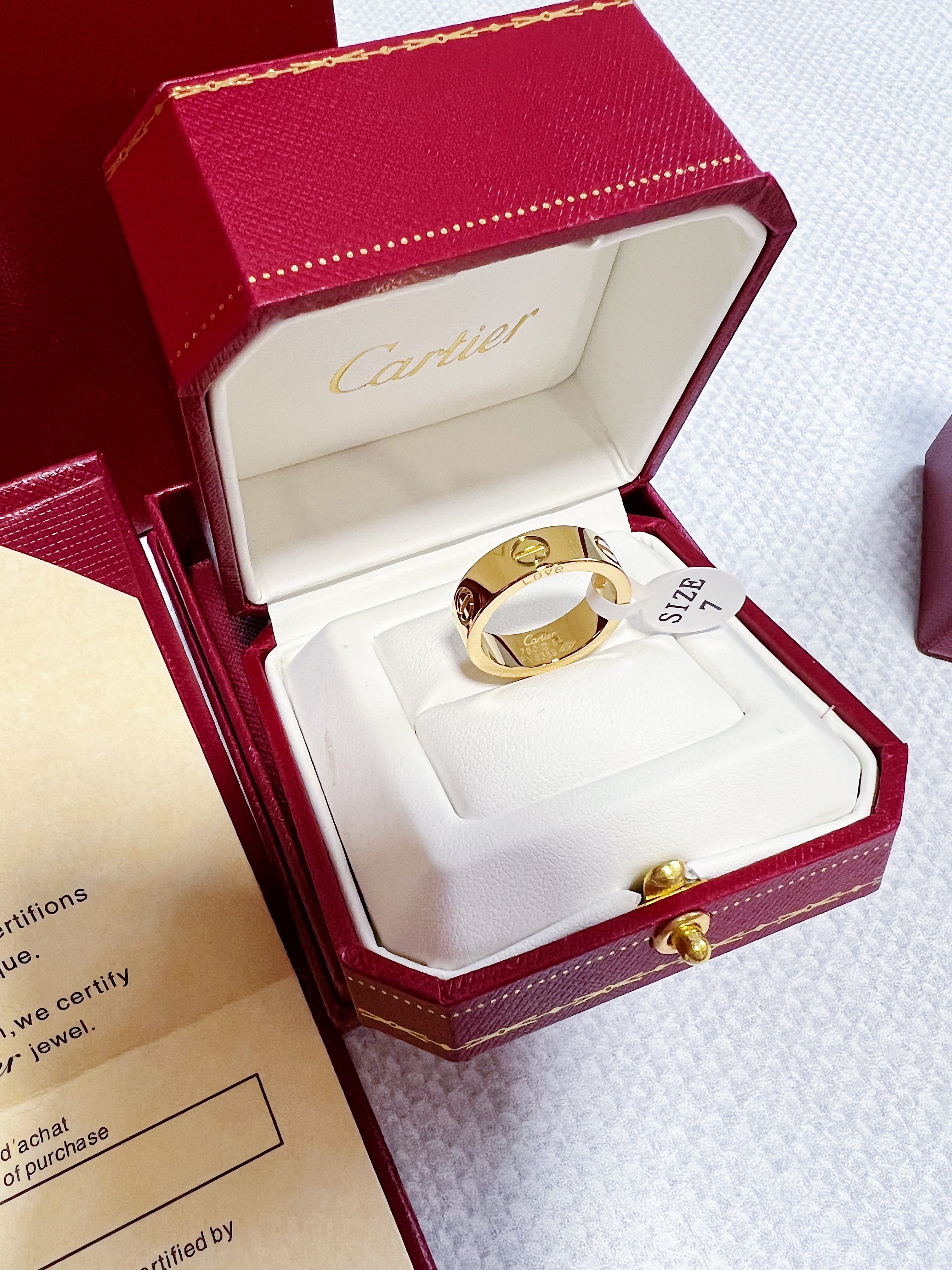 [TOP] Cartier Love Ring - 3 Color