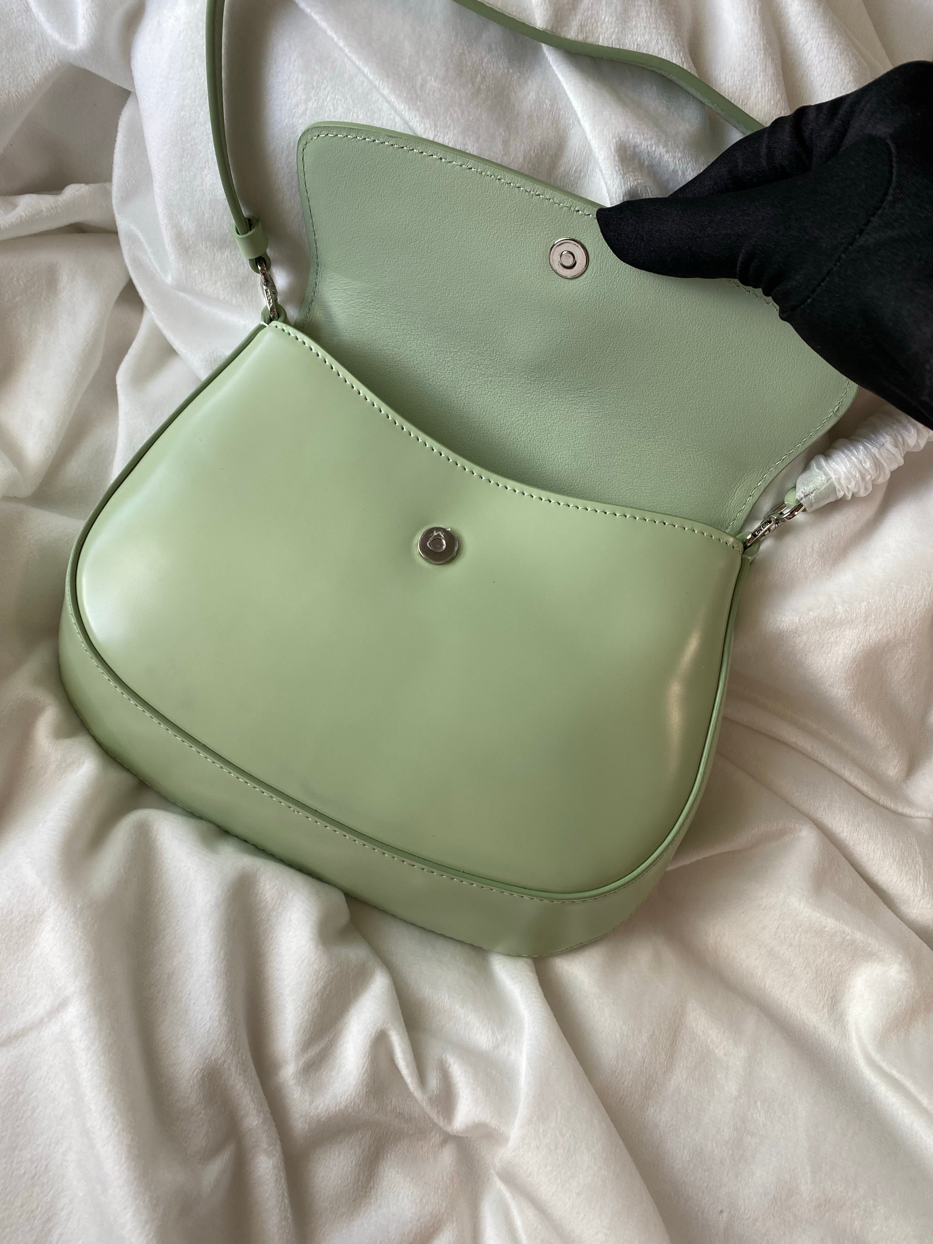 [TOP] PRADA Cleo Bag Brushed Leather - Green