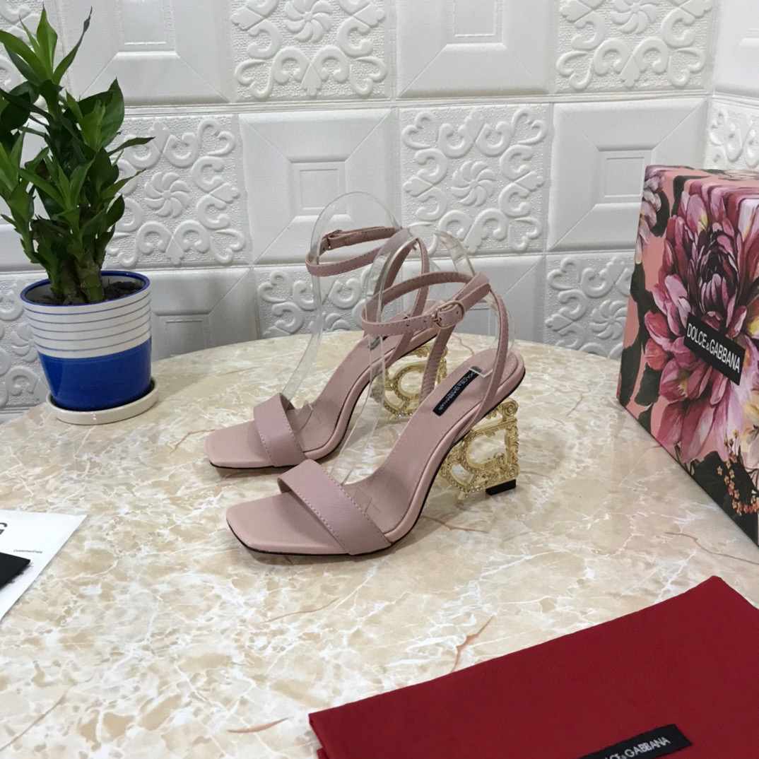 [TOP] Dolce & Gabbana D&G Crystal Logo Heels Pumps - 11 Colours