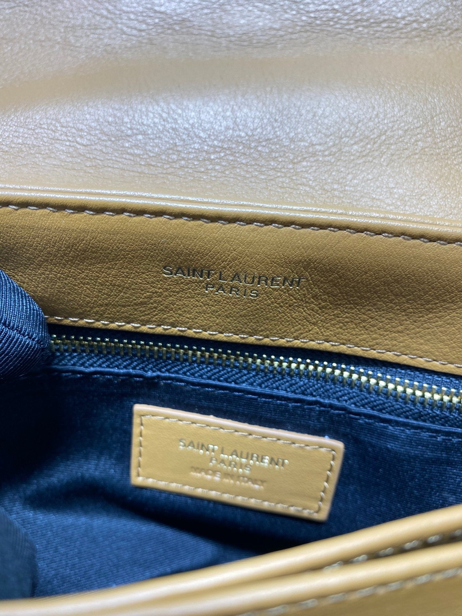 [TOP] Yves Saint Laurent YSL Loulou Toy Bag - Brown GHW