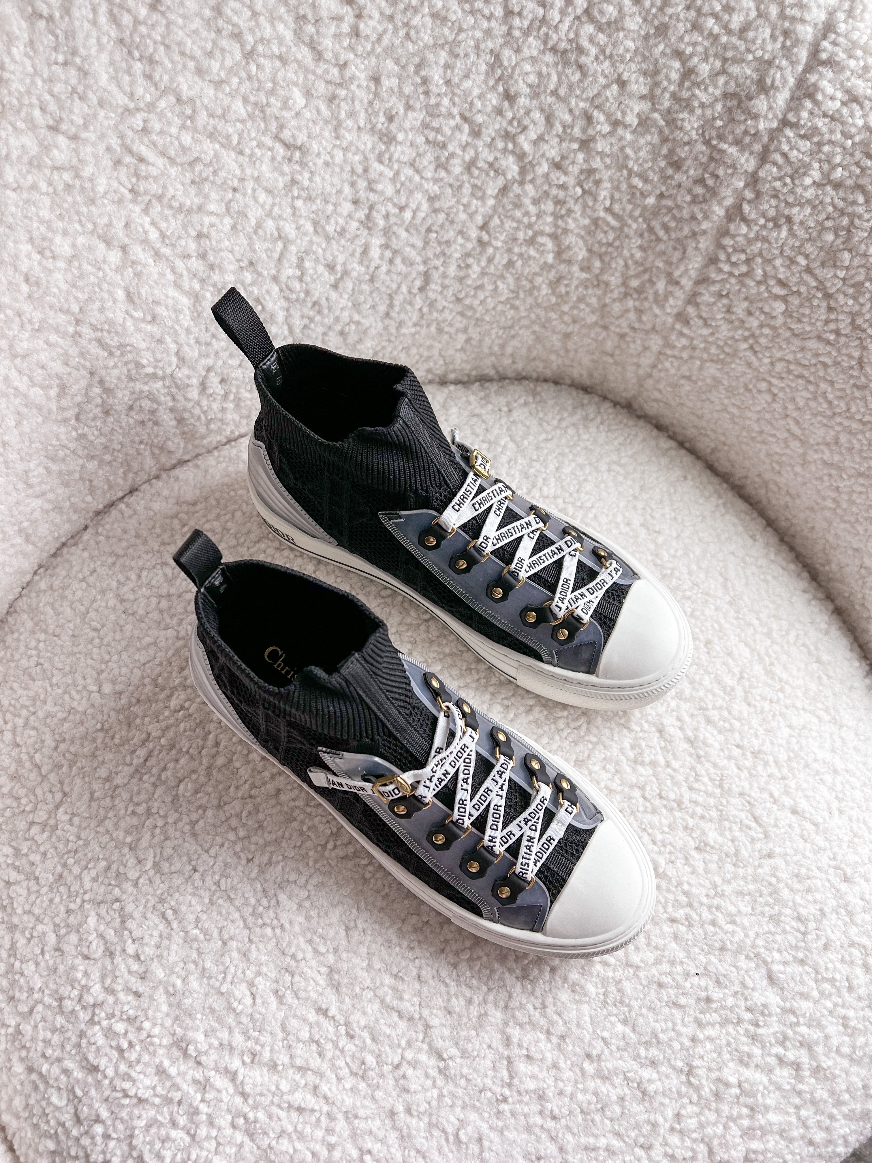 [TOP] Christian Dior Walk’n’Sneaker Cannage Technical Mesh - Black