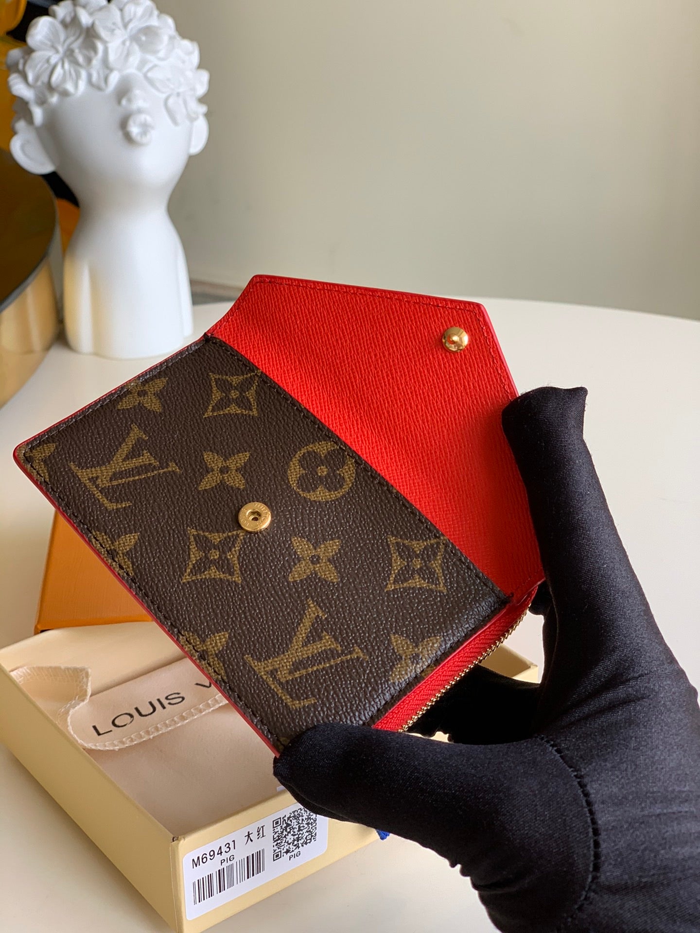 [TOP] Louis Vuitton LV LV Compact Key Wallet - Monogram