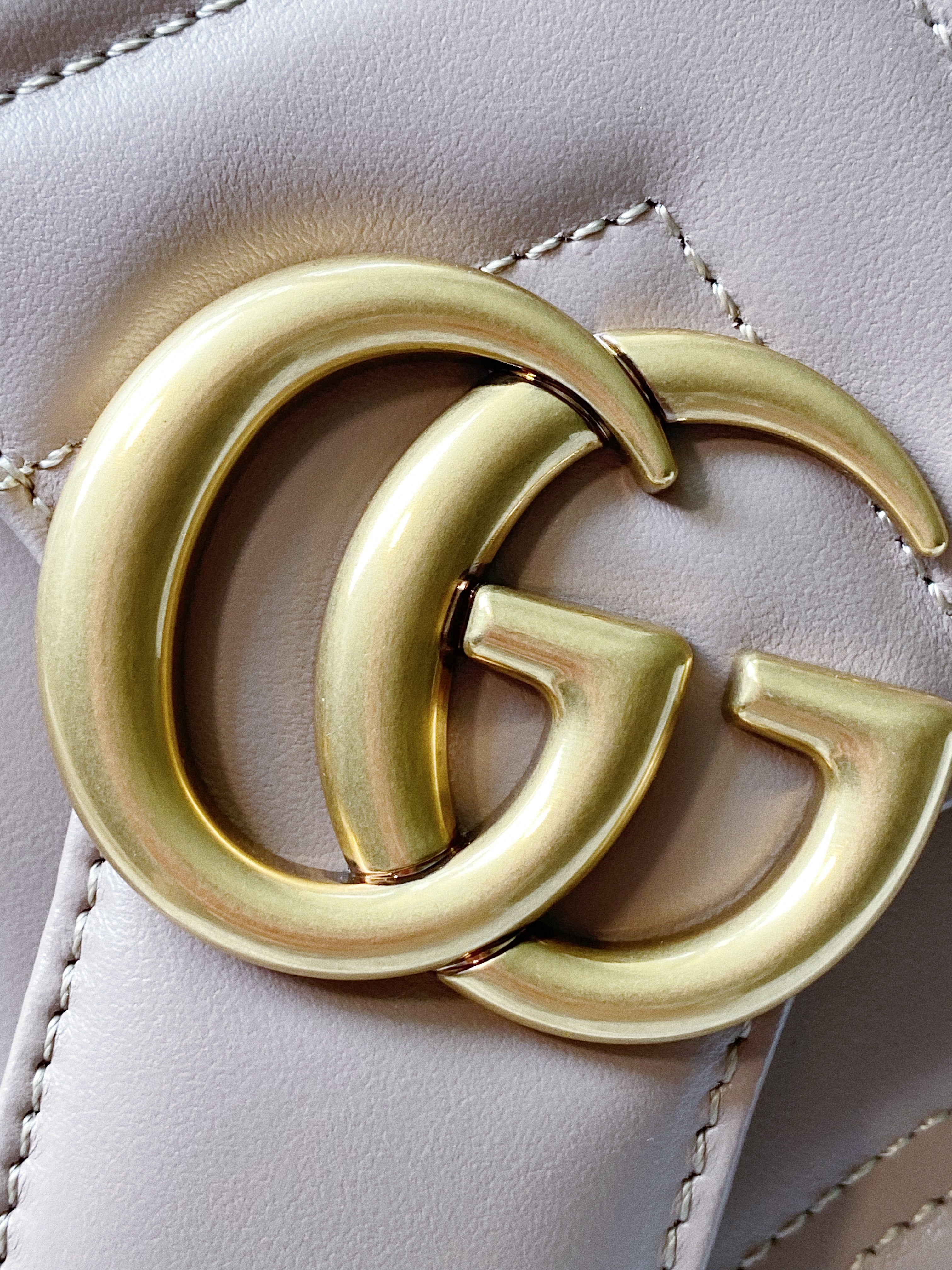 [TOP] GUCCI GG Marmont Bag Top Handle - Dusty Pink