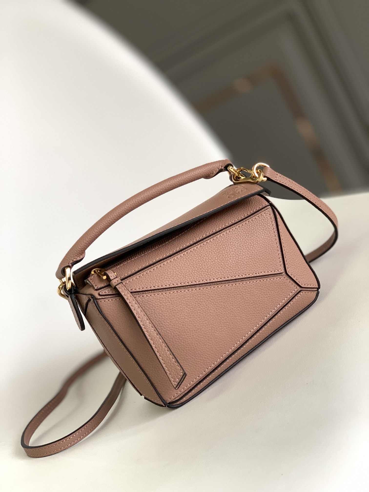 [TOP] LOEWE Puzzle Bag 18*12.5*8cm - Pink