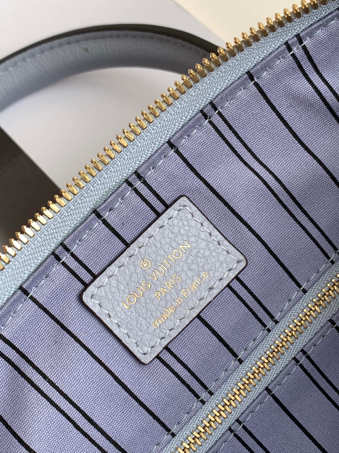 [TOP] Louis Vuitton LV Speedy 30 Empreinte Leather Bag 30x21x17cm - Light Purple