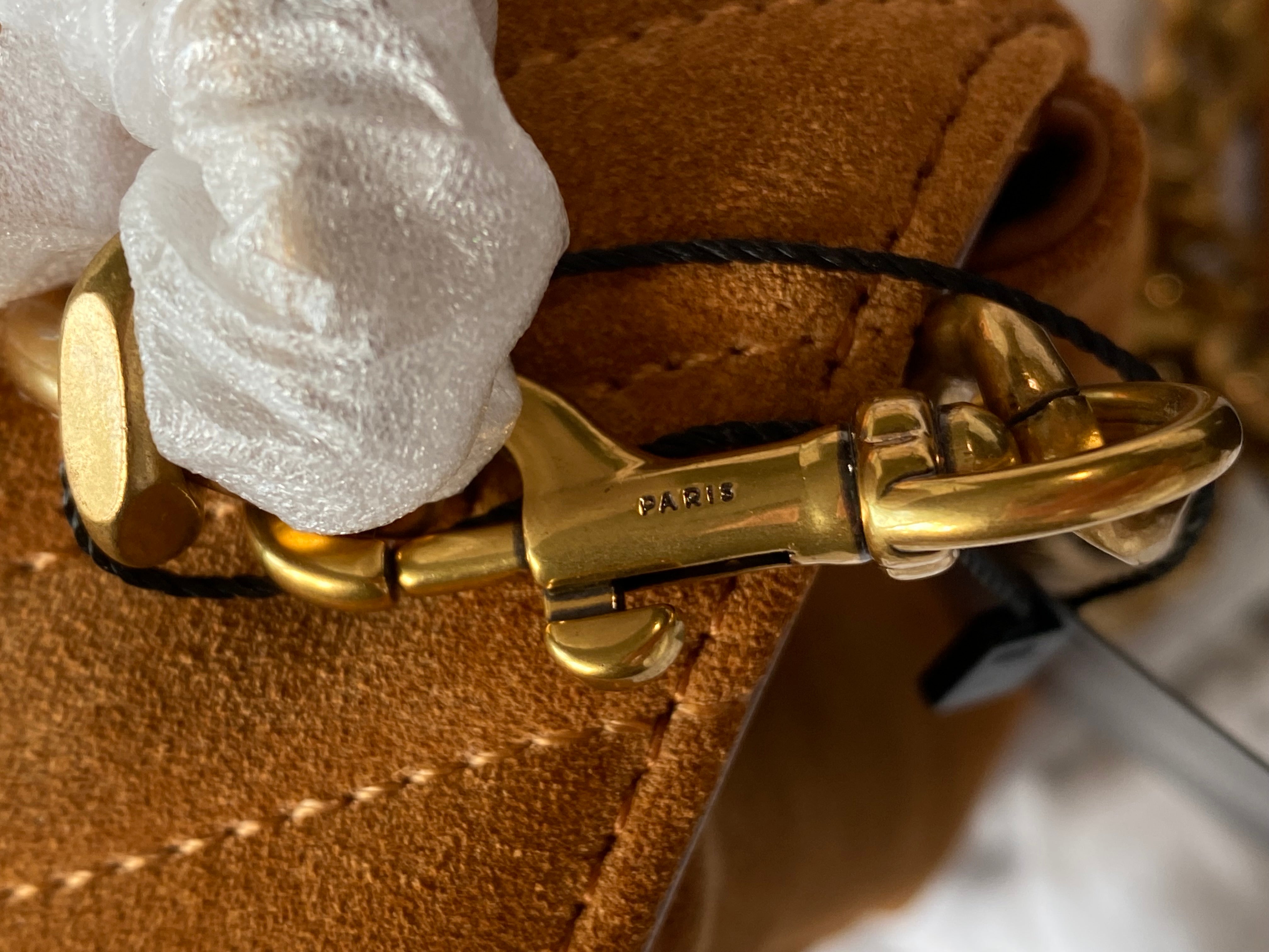 [TOP] Yves Saint Laurent YSL College Suede Small Bag - Brown