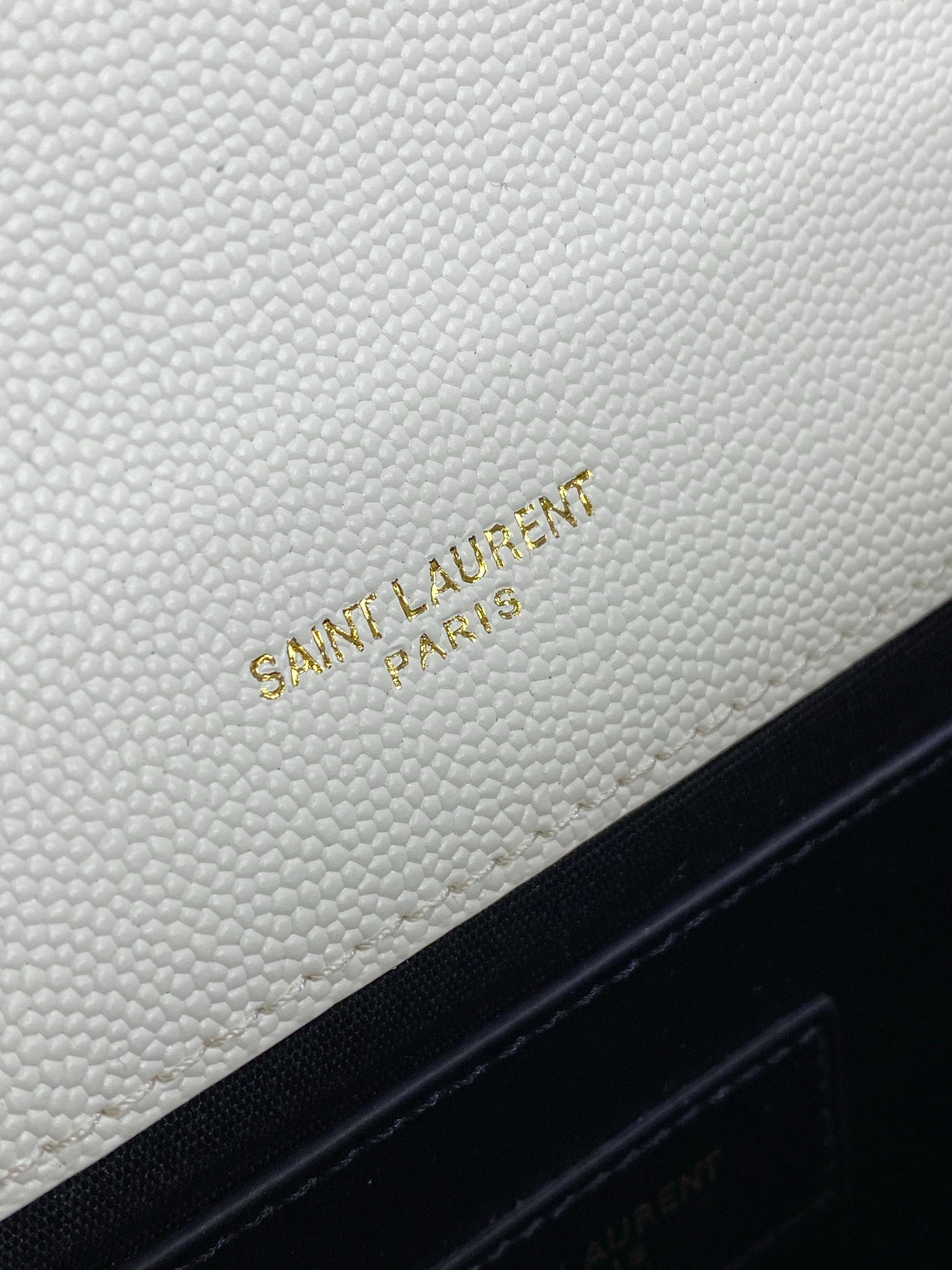 [TOP] Yves Saint Laurent YSL Kate Bag 24*14.5*5.5cm - White