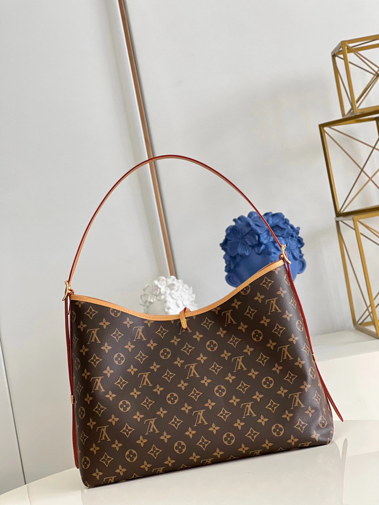 [TOP] Louis Vuitton LV Carryall Monogram Bag-2 sizes-Brown