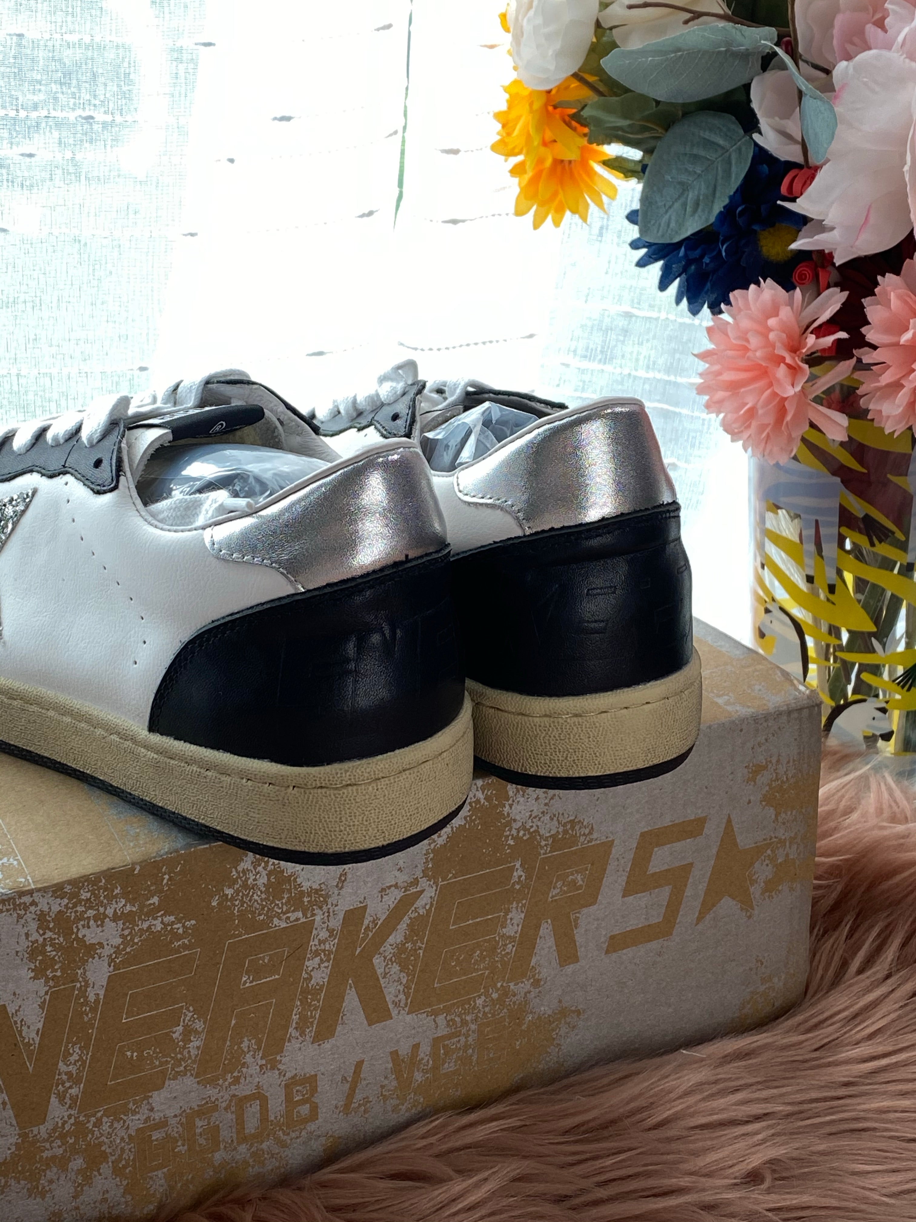 [TOP] GGDB Ball Star Glittery Star - Black and Silver Star