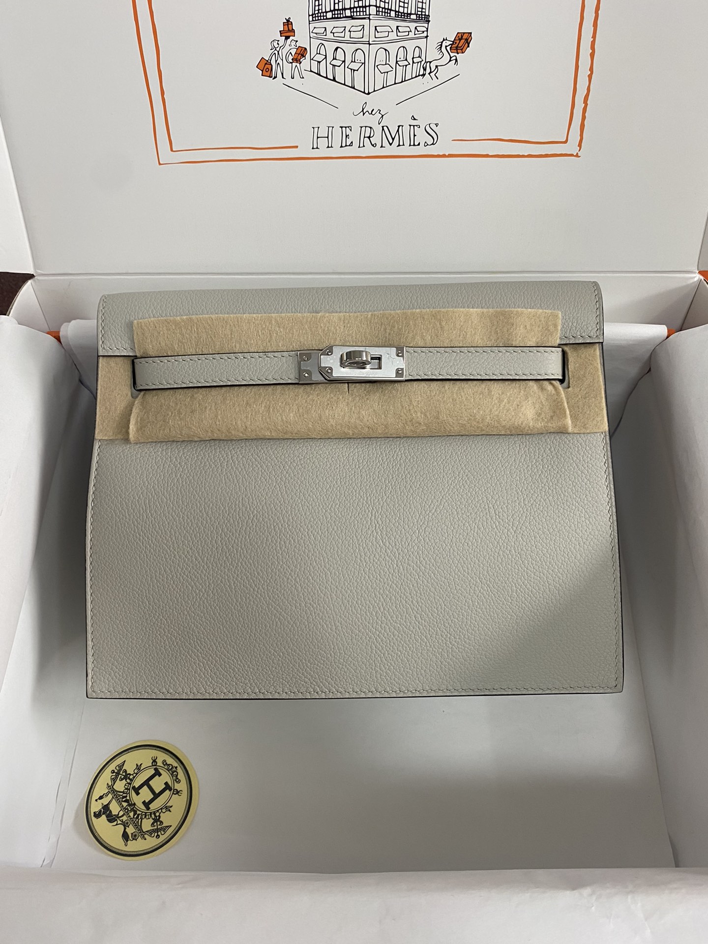 [Top] HERMES Kelly danse II  Calfskin 22cm - 20 Colors